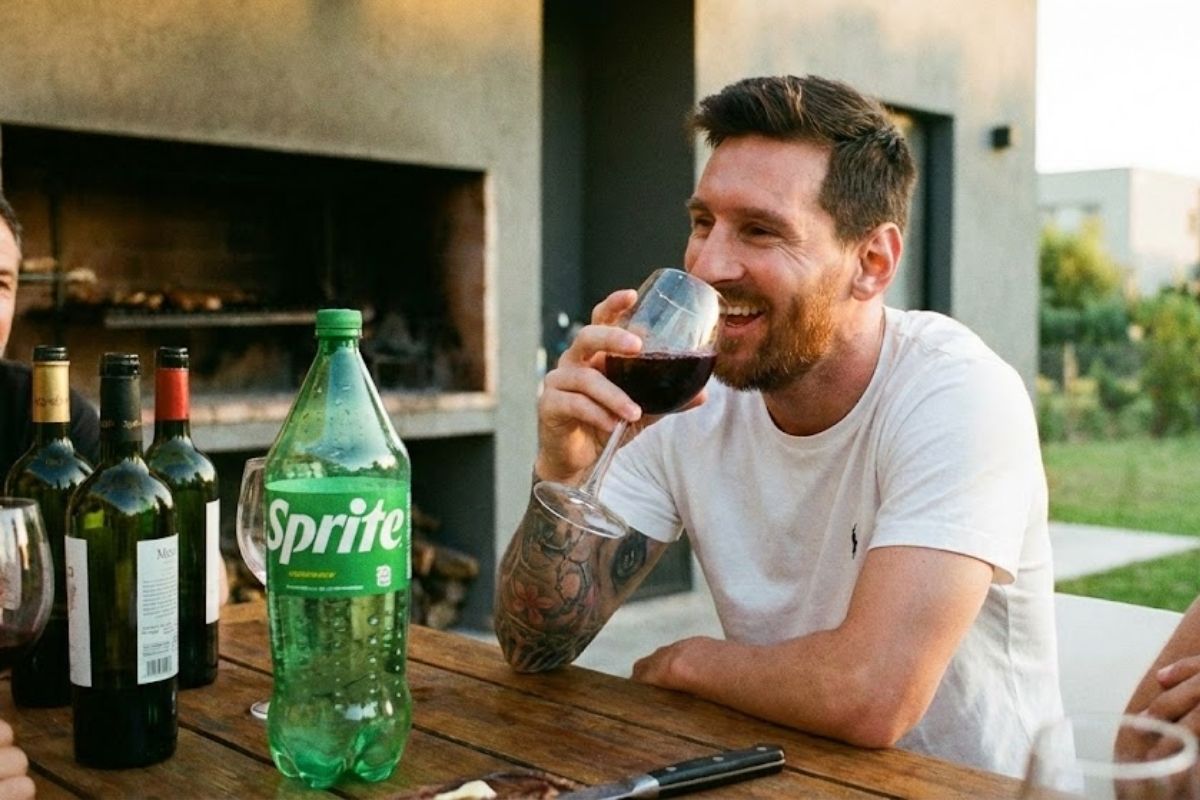 Messi cita vinho com Sprite e ações da Coca-Cola sobem cerca de 5%; o mercado adiciona R$ 70 bilhões ao valor de mercado e expõe impacto de celebridades sem contrato.