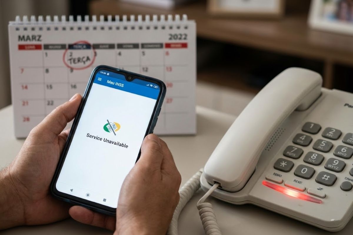 Meu INSS ficará fora do ar junto com o 135 por manutenção da Dataprev até 31 de janeiro; o INSS suspende serviços para atualizar sistemas após instabilidade e aumento atípico de acessos.