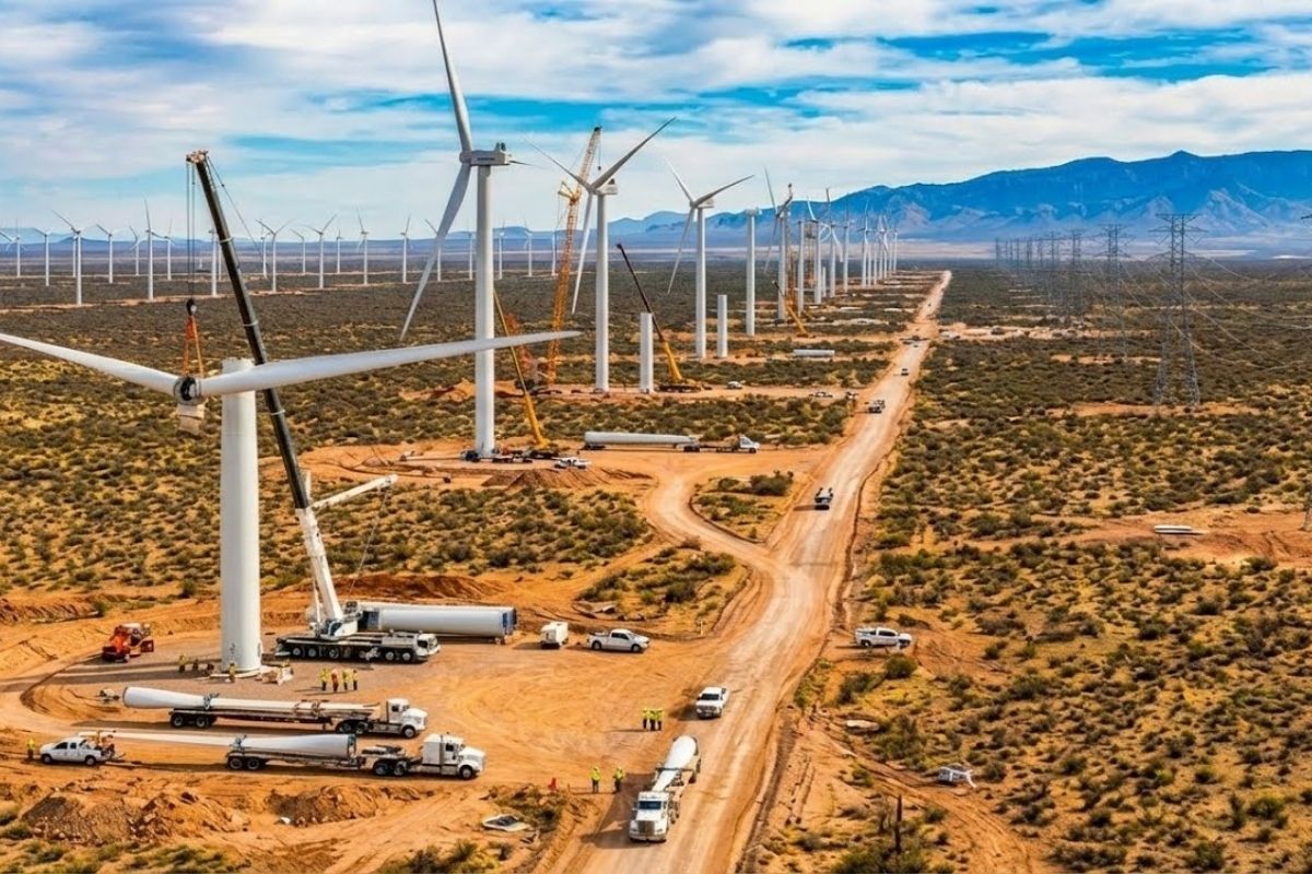 rojeto eólico SunZia é descrito como um marco capaz de mudar o panorama energético do Oeste, levando nova vida econômica a condados rurais do Novo México.