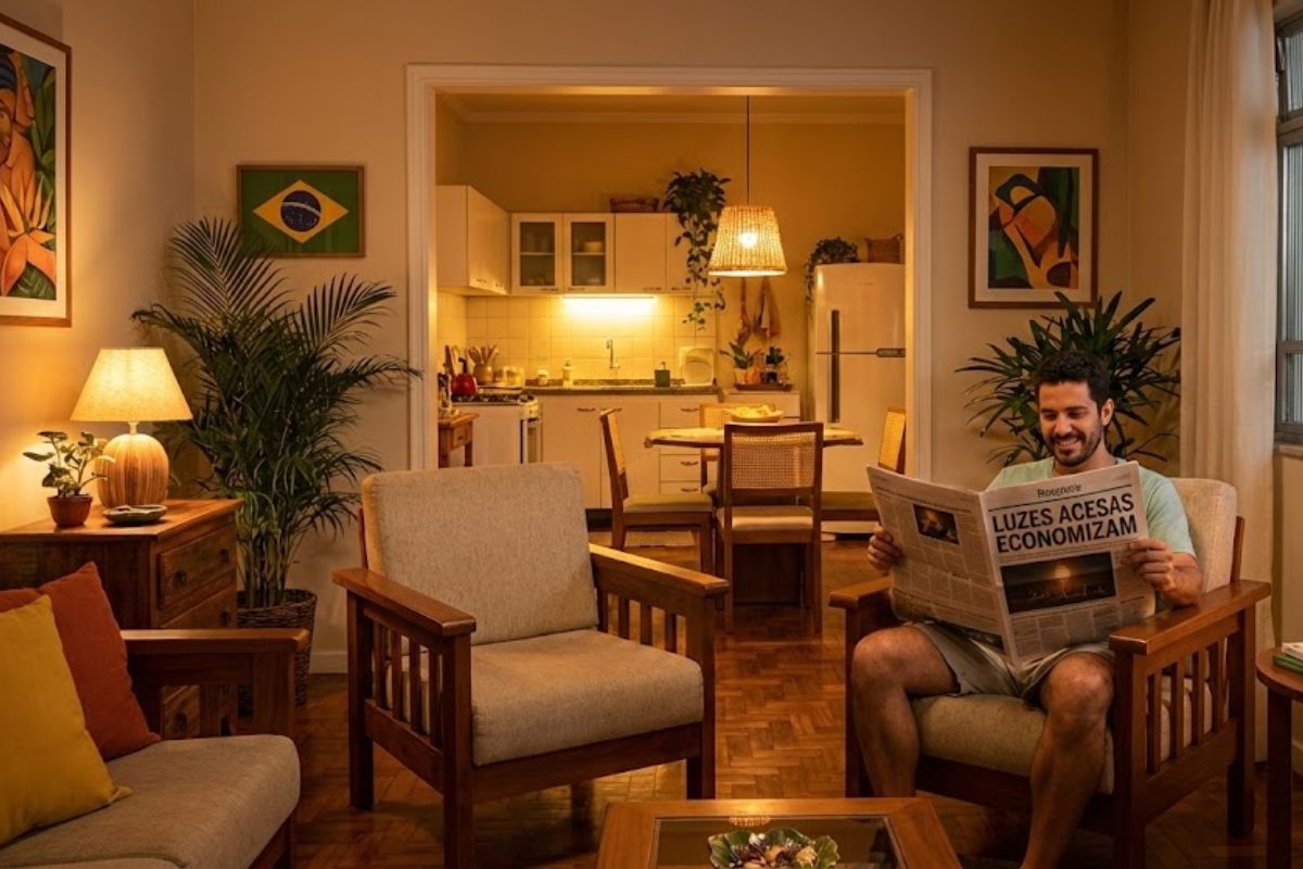 Economizar energia ao sair de um cômodo depende do pico no interruptor? Experimento mediu luzes, comparou lâmpadas, mostrou que o pico é curto e que o LED foi o único a resistir aos ciclos.