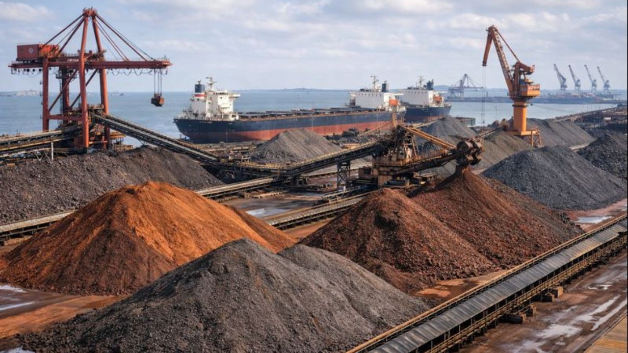 Minério de ferro sobe forte na bolsa de Cingapura após China sinalizar novos estímulos e reduzir estoques globais de ferro.