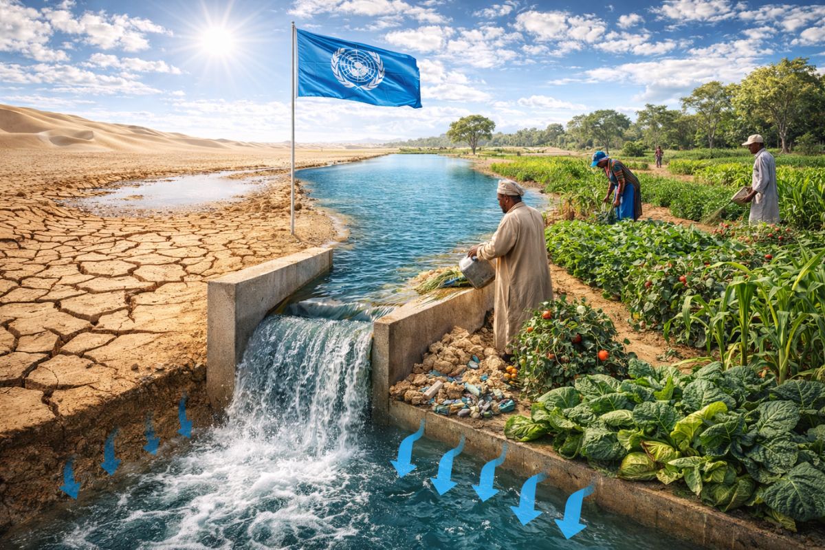 Na borda do Saara, ONU cria lagos que secam de propósito, recarregam aquíferos e transformam desertos do Chade em terras férteis capazes de produzir alimentos o ano inteiro (2)