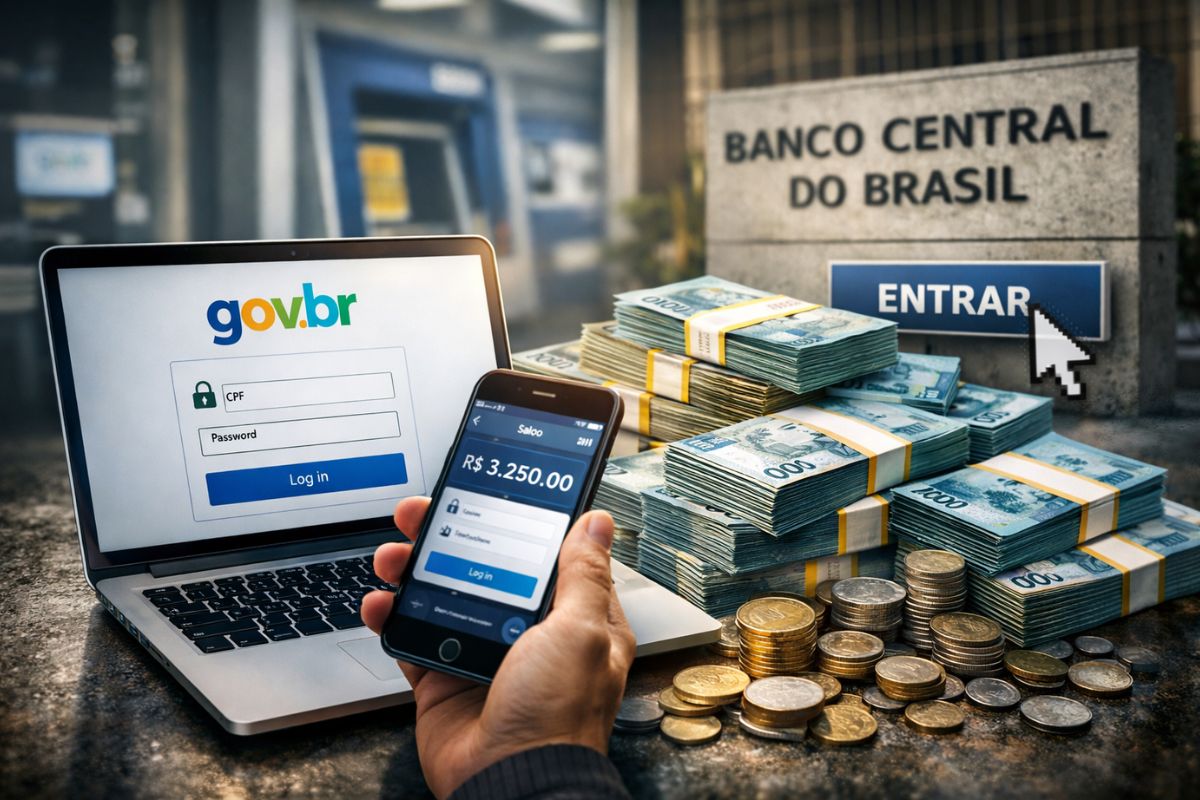 Banco Central libera valores a receber esquecidos. Veja como acessar o Sistema de Valores a Receber com conta gov.br e sacar dinheiro parado com segurança.