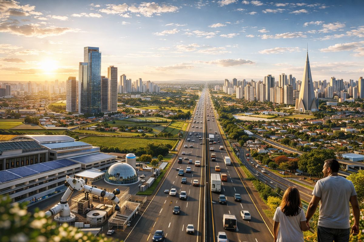 O Sul que ninguém mostra: eixo Londrina–Maringá vira metrópole linear, movimenta bilhões, atrai empresas e tecnologia, entrega qualidade de vida e prova que interior