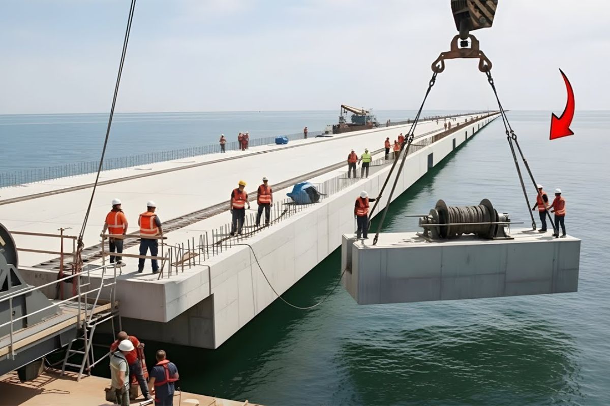 Saiba tudo sobre o projeto de concreto flutuante, um túnel submerso no Mar Báltico que utiliza concreto e engenharia inovadora para transformar a infraestrutura submarina.