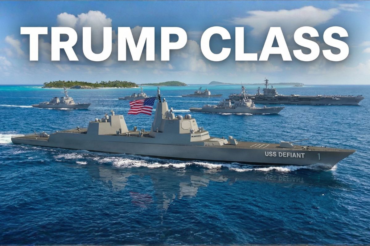 encouraçado da classe Trump: Marinha dos EUA debate navios de guerra, mas células de lançamento vertical e comparação com Arley Burke mostram por que a proposta não avança no cenário de mísseis.