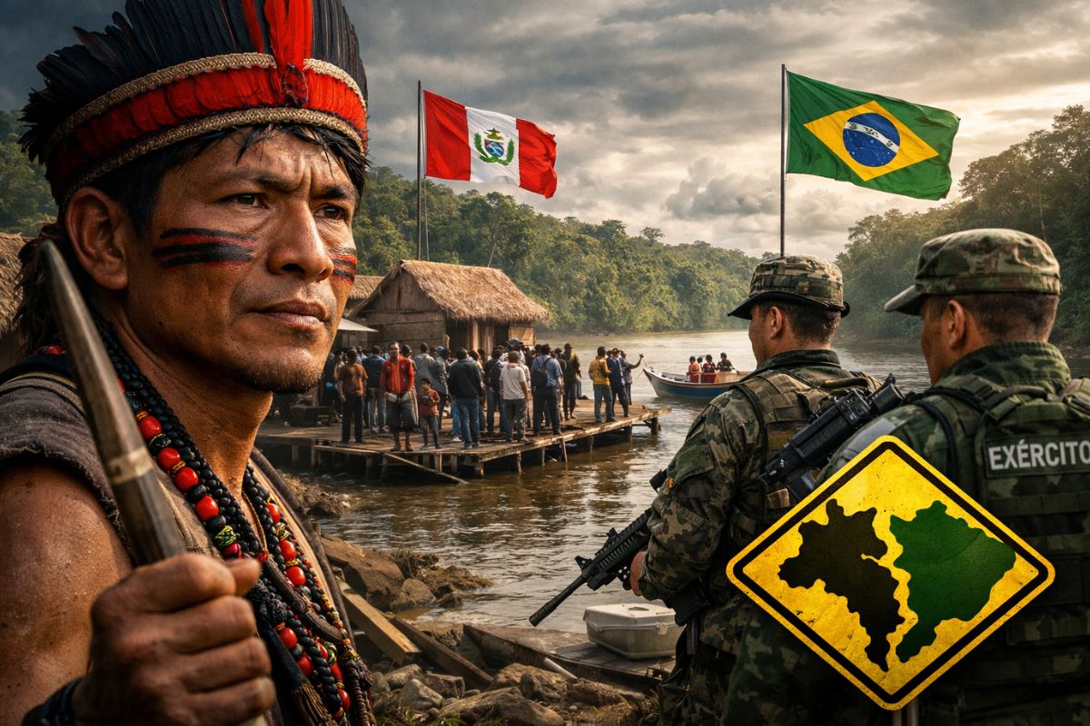 Comunidade indígena na fronteira amazônica ameaça anexar ao Brasil após abandono estatal e avanço do narcotráfico no território peruano