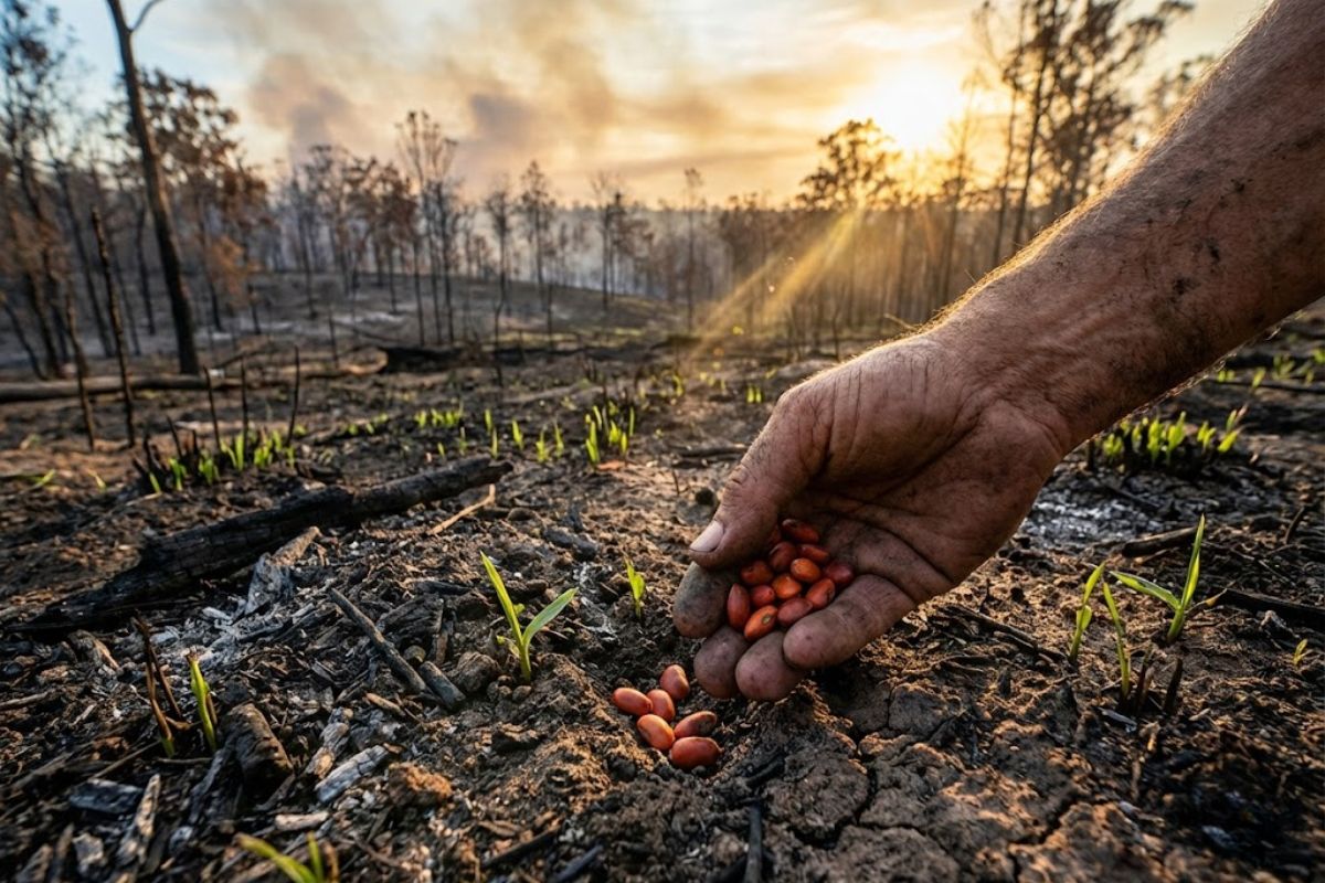Sementes do Cerrado adaptadas ao fogo impulsionam restauração com semeadura direta e podem recuperar áreas degradadas com menor custo e mais eficiência