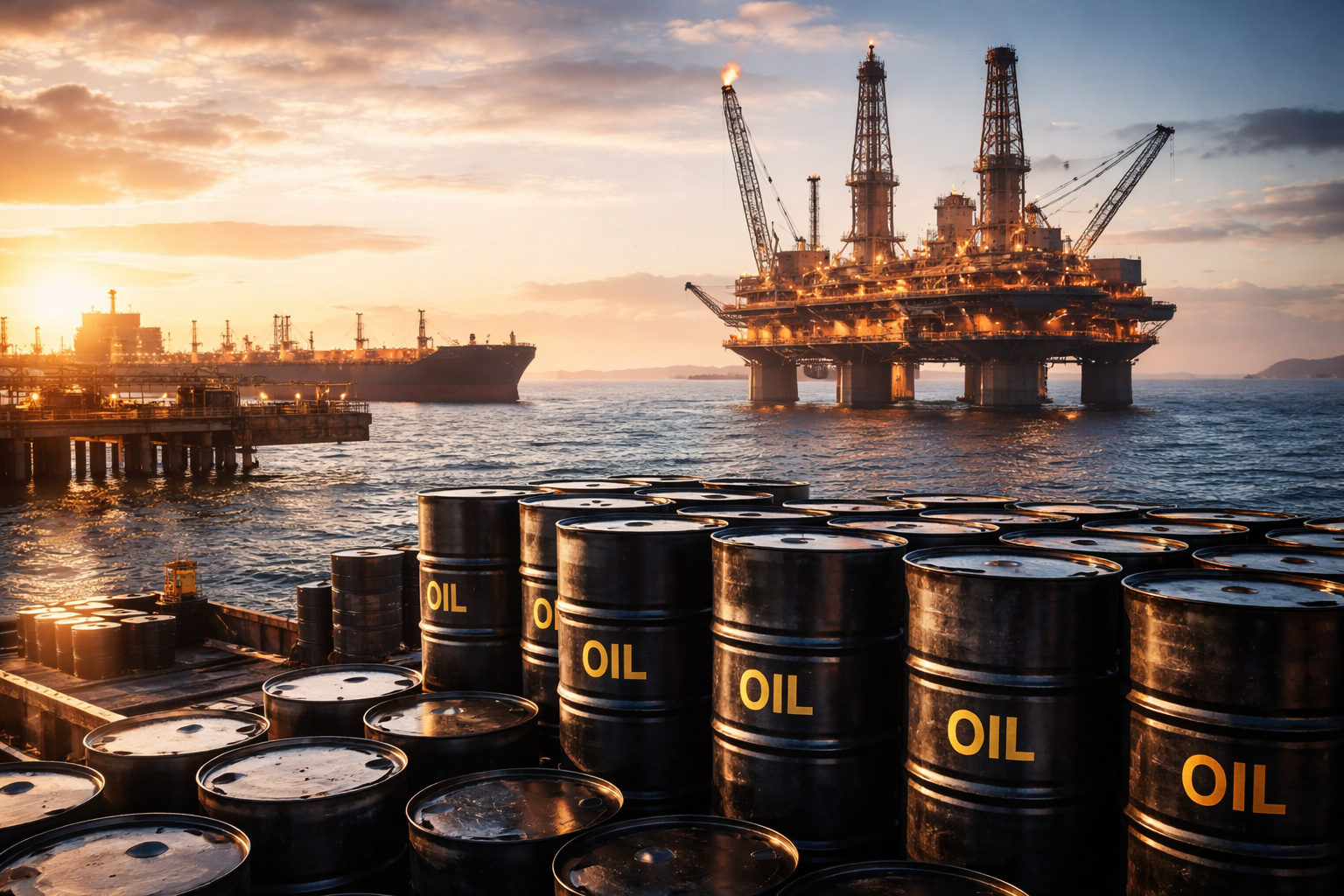 Preço do petróleo reage a mudanças geopolíticas