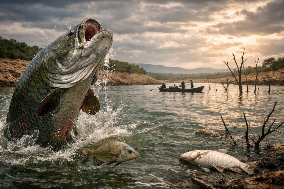 Na Amazônia, esse peixe brasileiro nunca esteve “sozinho” em termos ecológicos. Ele cresce, mas também recua. Preda, mas também perde.