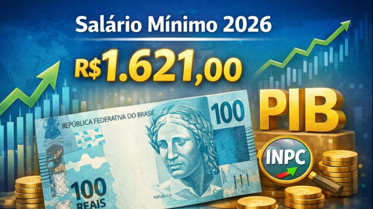 Salário mínimo 2026 terá reajuste salarial de 6,79%, baseado no INPC e no PIB, ampliando o impacto econômico no Brasil.