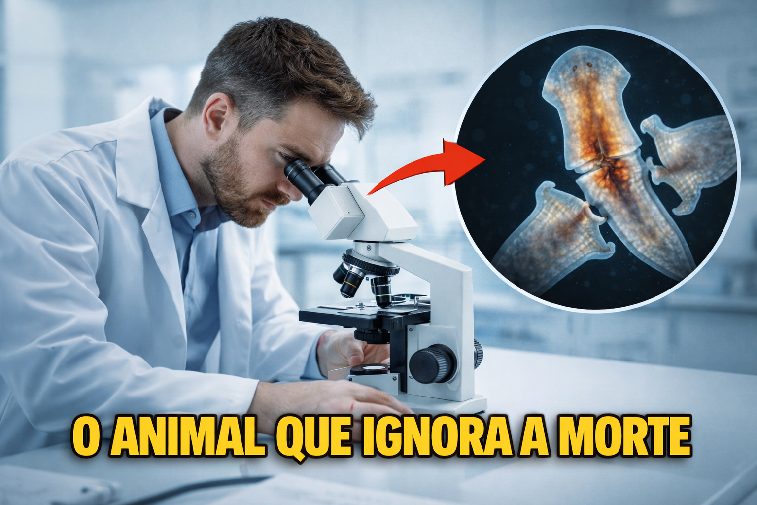 Schmidtea mediterranea: o animal que regenera cabeça, coração e cérebro repetidamente, ignora o envelhecimento e desafia a própria ideia de morte biológica