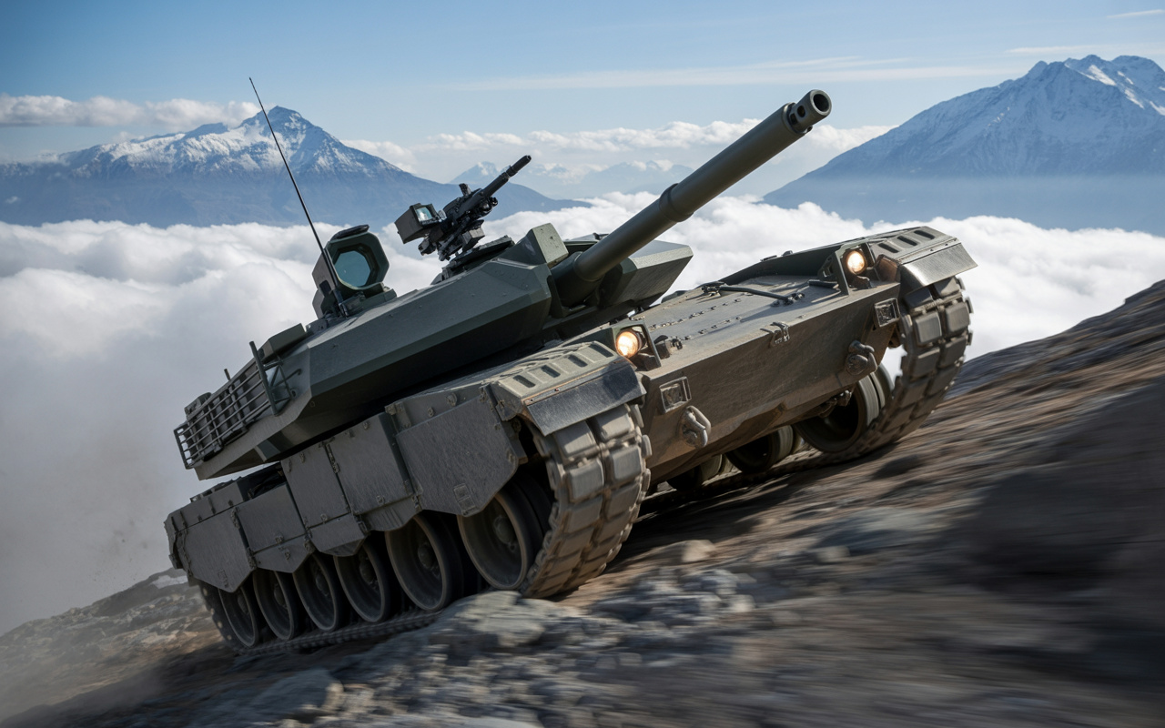 Com motor turbo-diesel capaz de operar acima de 4.000 metros, suspensão reforçada e mísseis guiados, um tanque leve dos EUA está subindo montanhas e testando táticas inéditas para a guerra em altitude