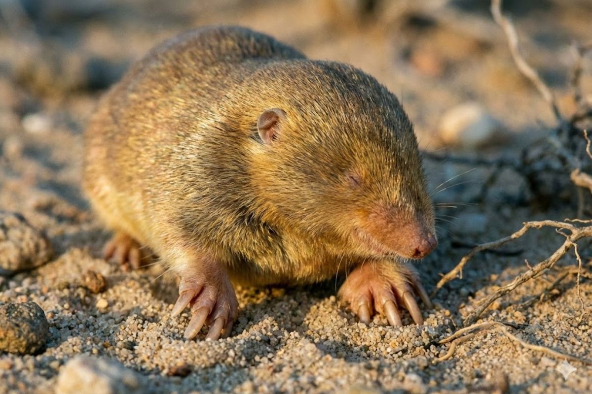 toupeira dourada reaparece na África do Sul, confirmada por DNA ambiental, reacendendo alerta sobre espécie extinta encontrada em dunas costeiras.