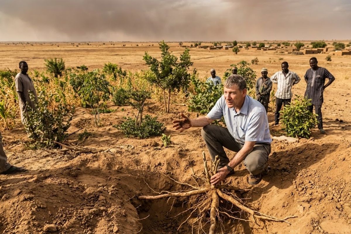Agrônomo no Níger venceu a desertificação com regeneração natural, mobilizou agricultor, revelou floresta subterrânea e transformou terras áridas em produção