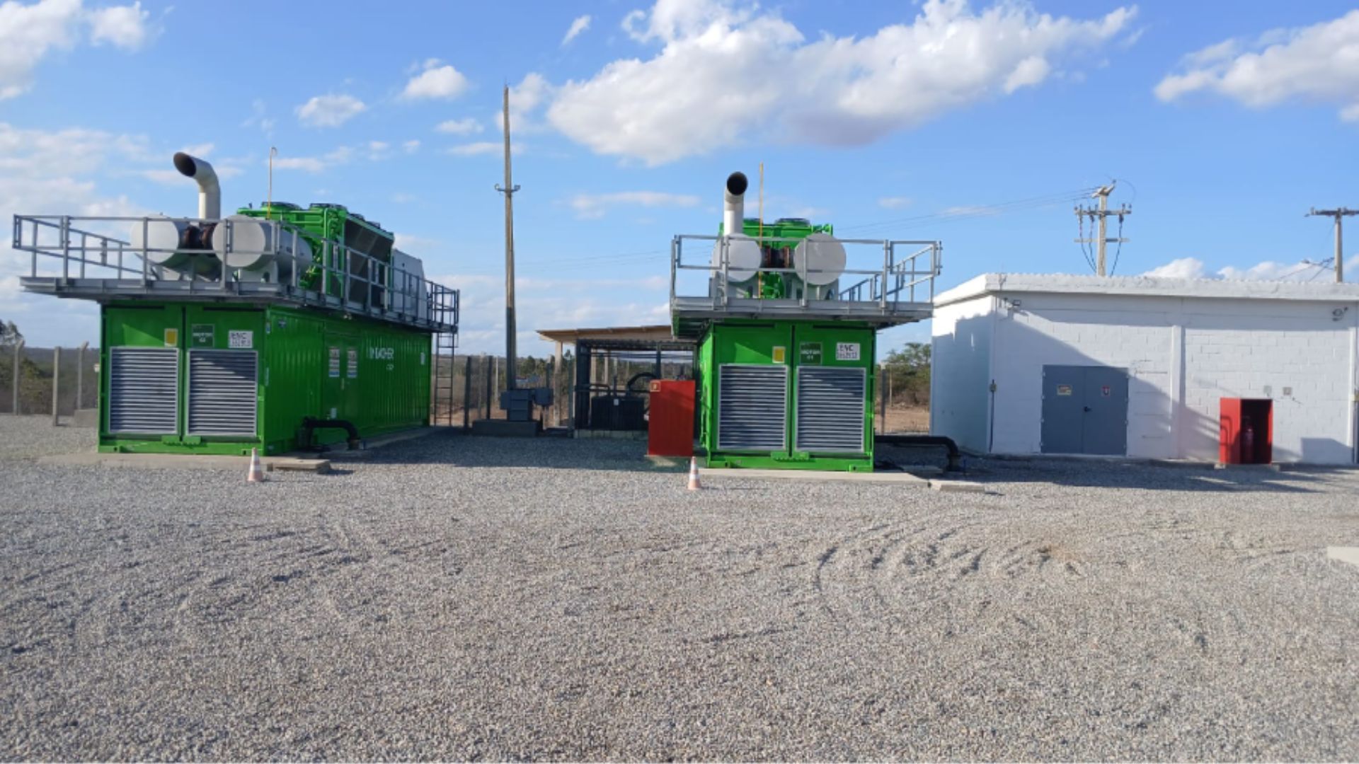 Usinas de biogás na Paraíba com geradores verdes transformando resíduos sólidos urbanos em energia renovável por meio da captura de gás em aterro sanitário.
