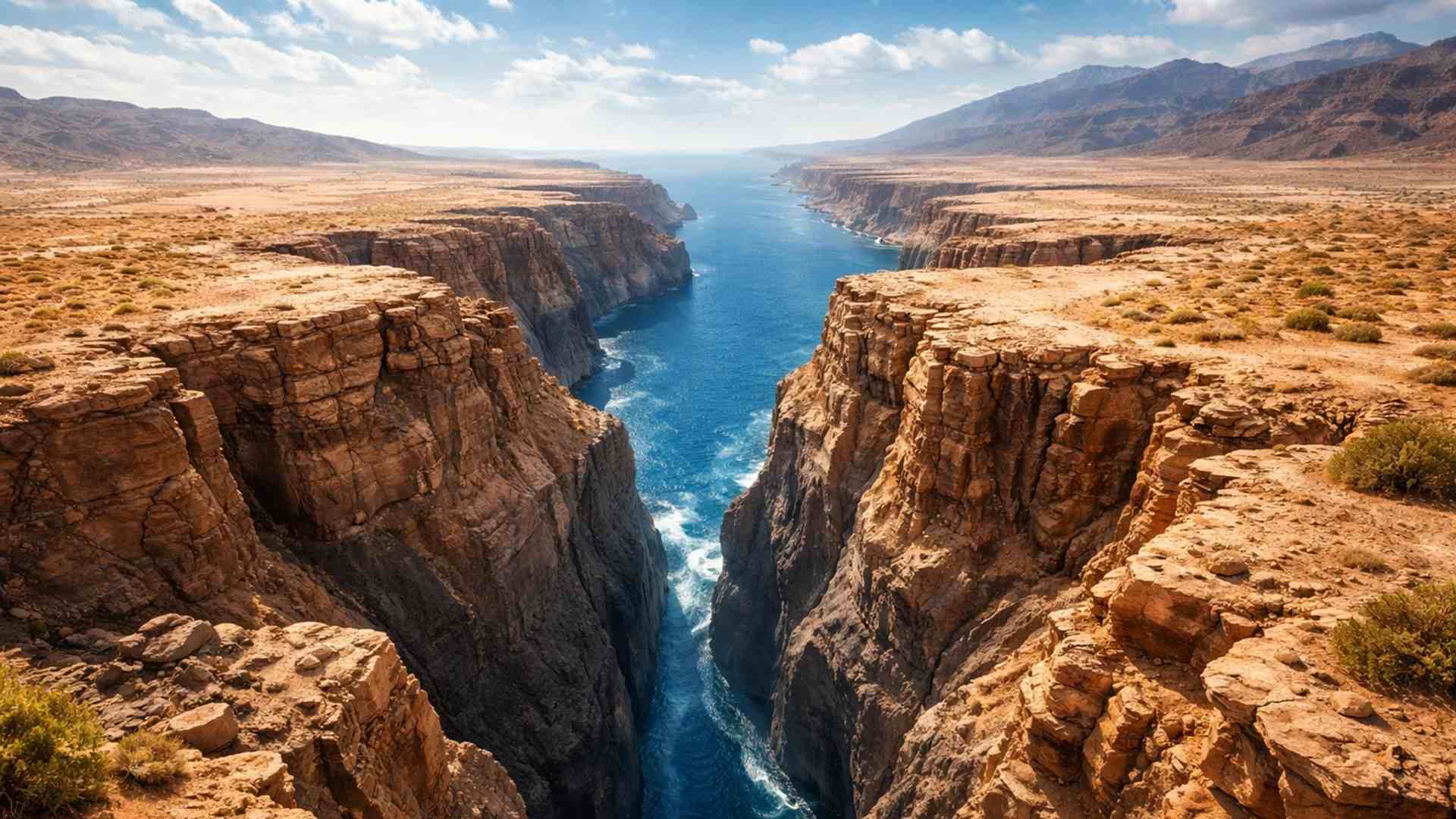 Estudo indica que o Golfo de Suez segue em rifteamento lento, com abertura de 0,5 mm ao ano, após 5 milhões de anos.