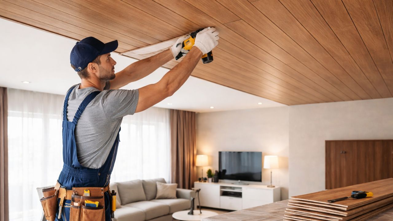 Brasileiros estão dizendo adeus ao gesso: forro de PVC vinílico promete instalação rápida, limpa e mais barata.