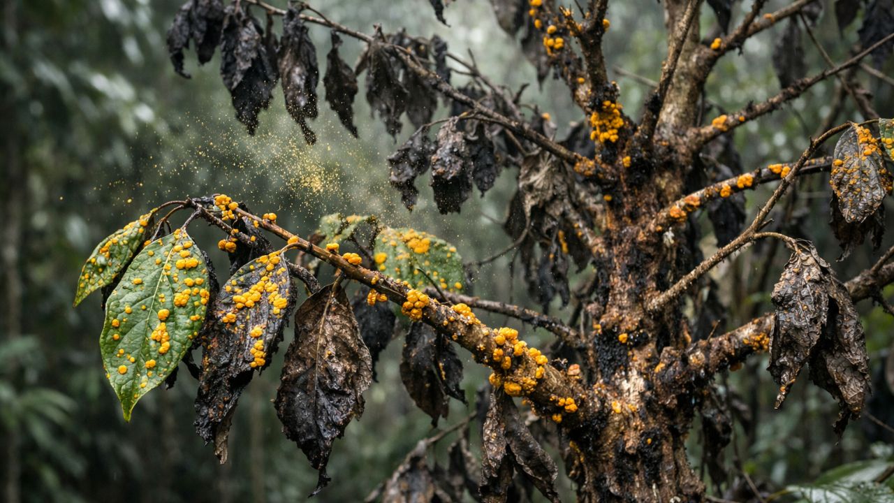 Cientistas tentam salvar uma rara árvore apelidada de “zumbi” na Austrália, ameaçada por um fungo letal que impede seu crescimento e reprodução.