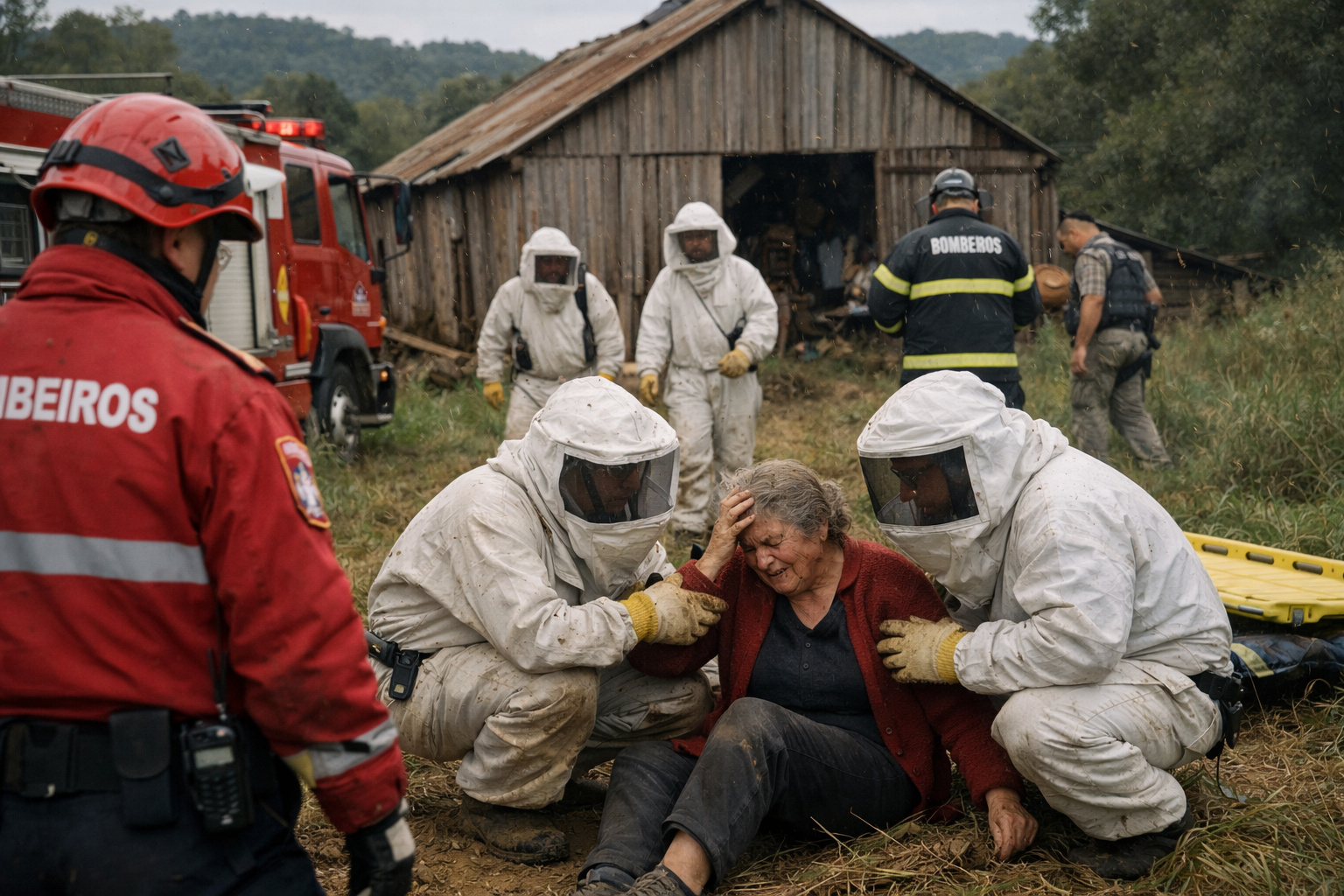 Bombeiros atendem ocorrência de ataque de abelhas no Norte do RS