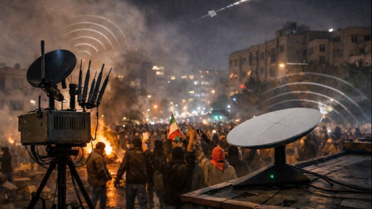 Bloqueio de internet no Irã atinge Starlink, intensifica censura digital iraniana e tenta conter protestos.