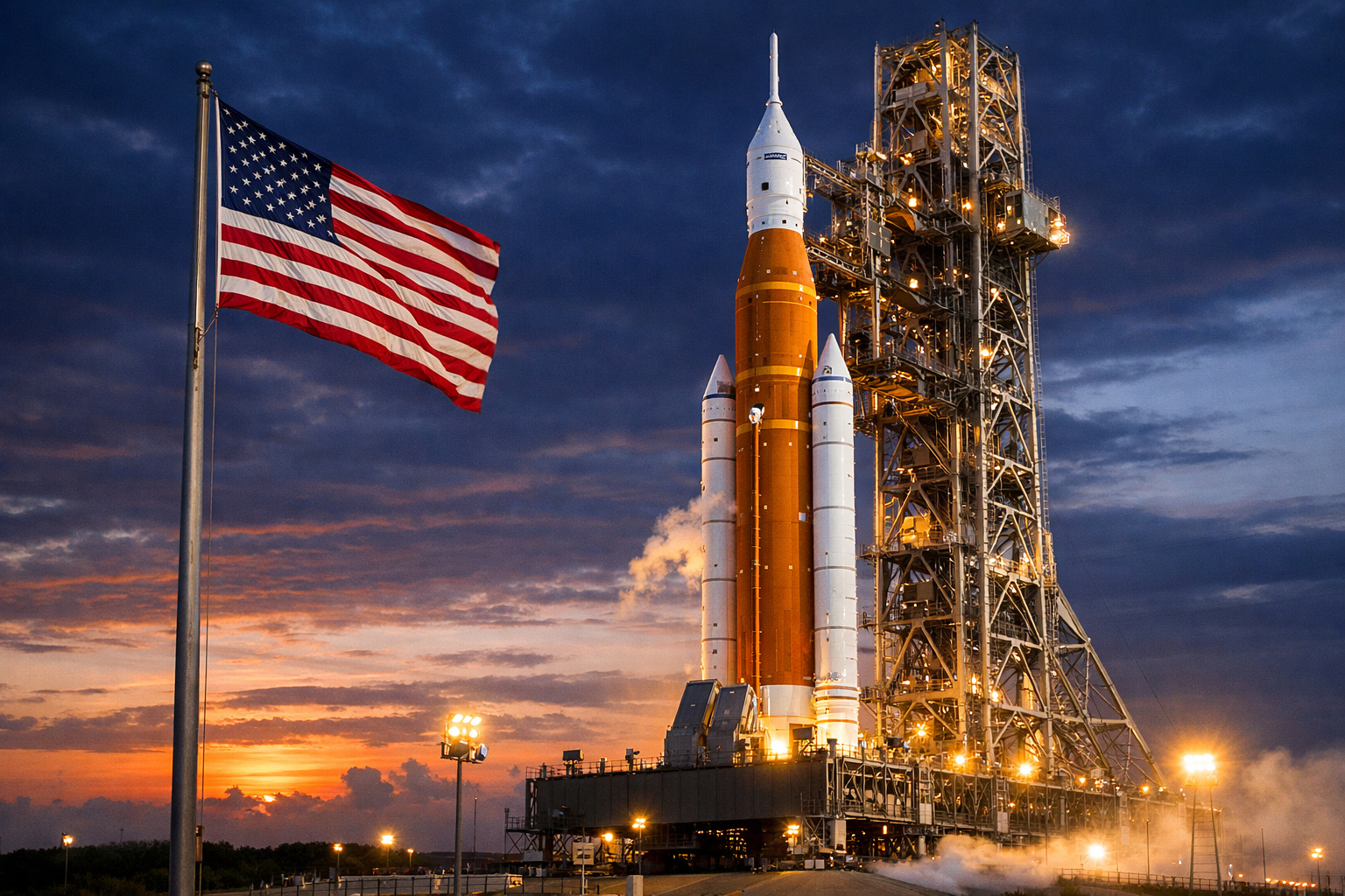 Cápsula Orion da NASA em missão lunar tripulada