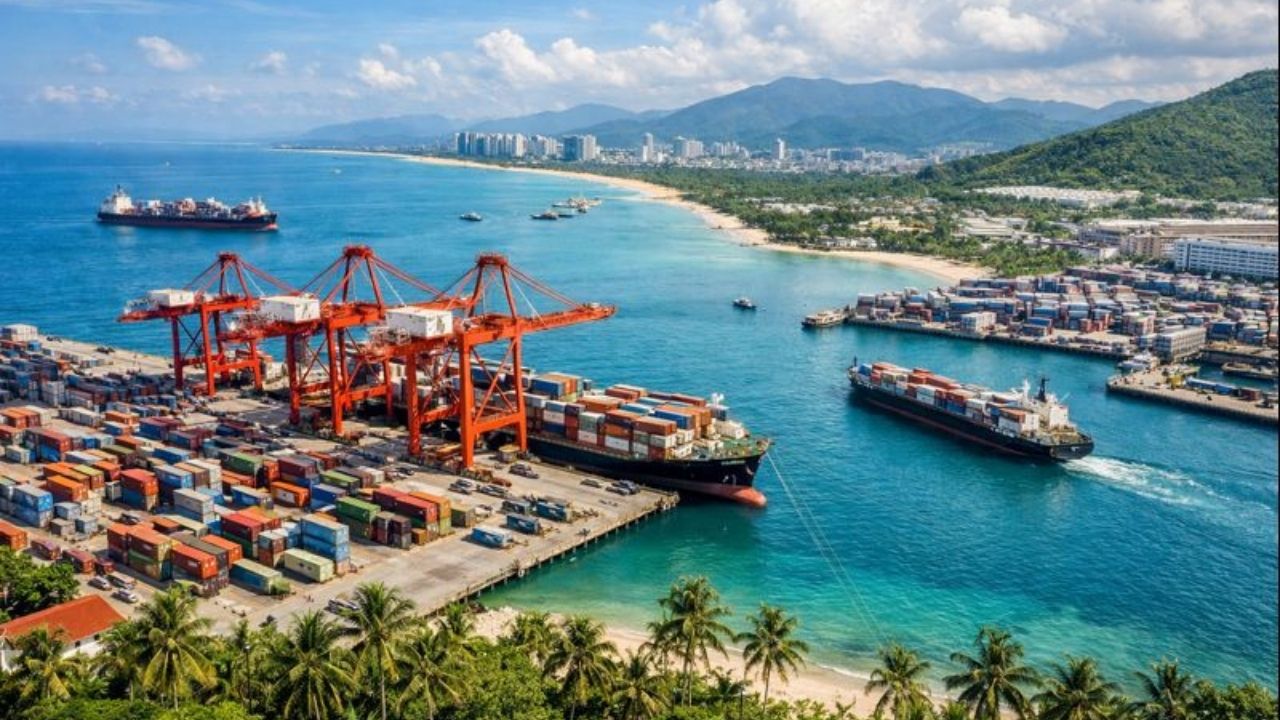 China elimina tarifas na ilha tropical de Hainan e promove o maior porto livre do mundo sob liderança de Xi Jinping.