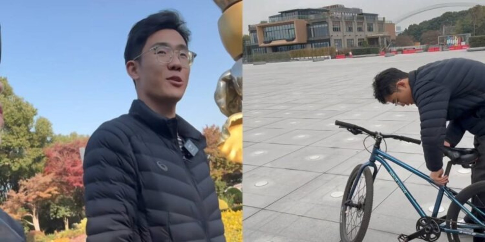 Bicicleta, Chinês, Estudante