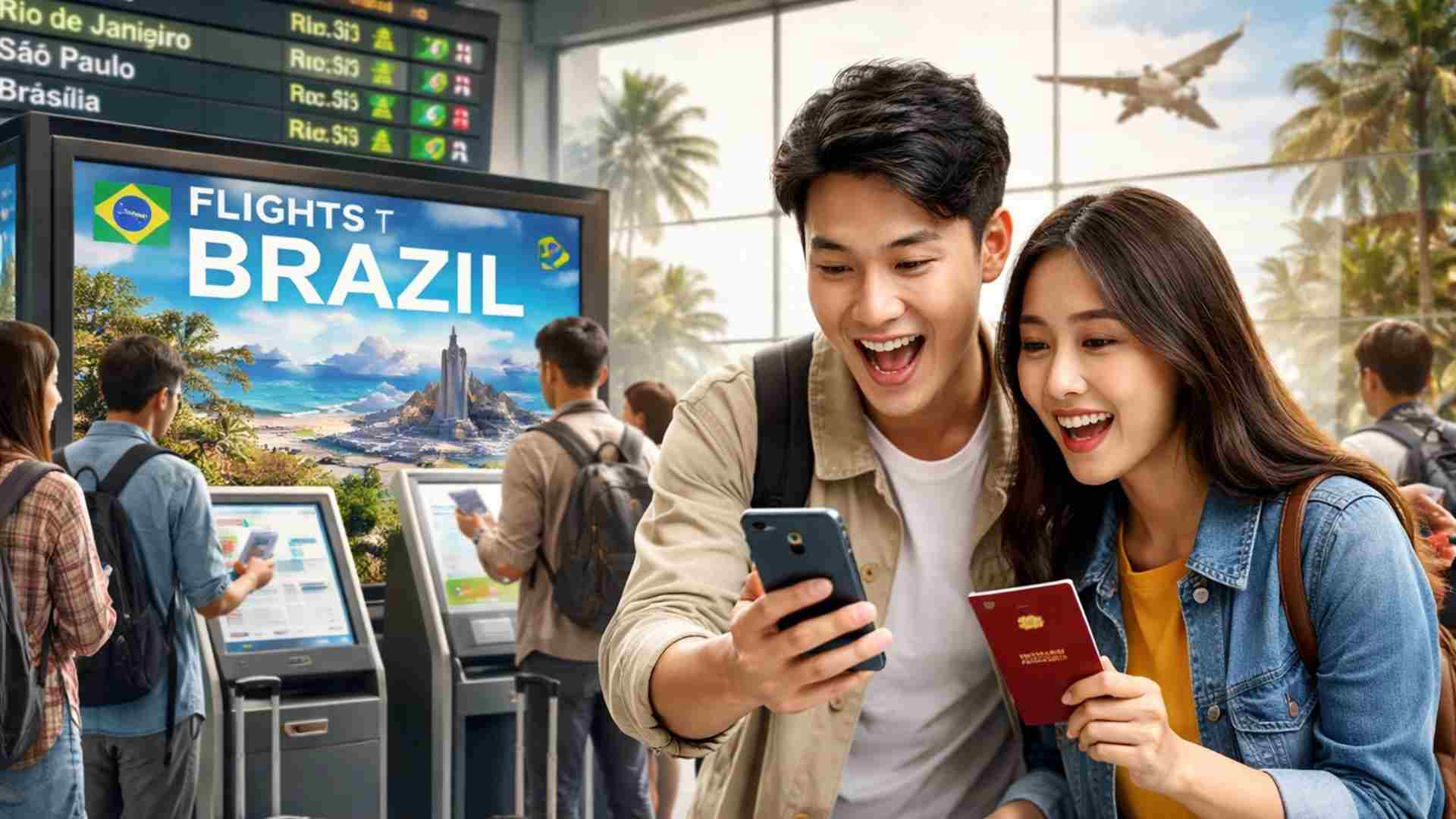 Isenção de visto para chineses faz buscas por voos ao Brasil dispararem e reforça expectativa de aumento no turismo bilateral.