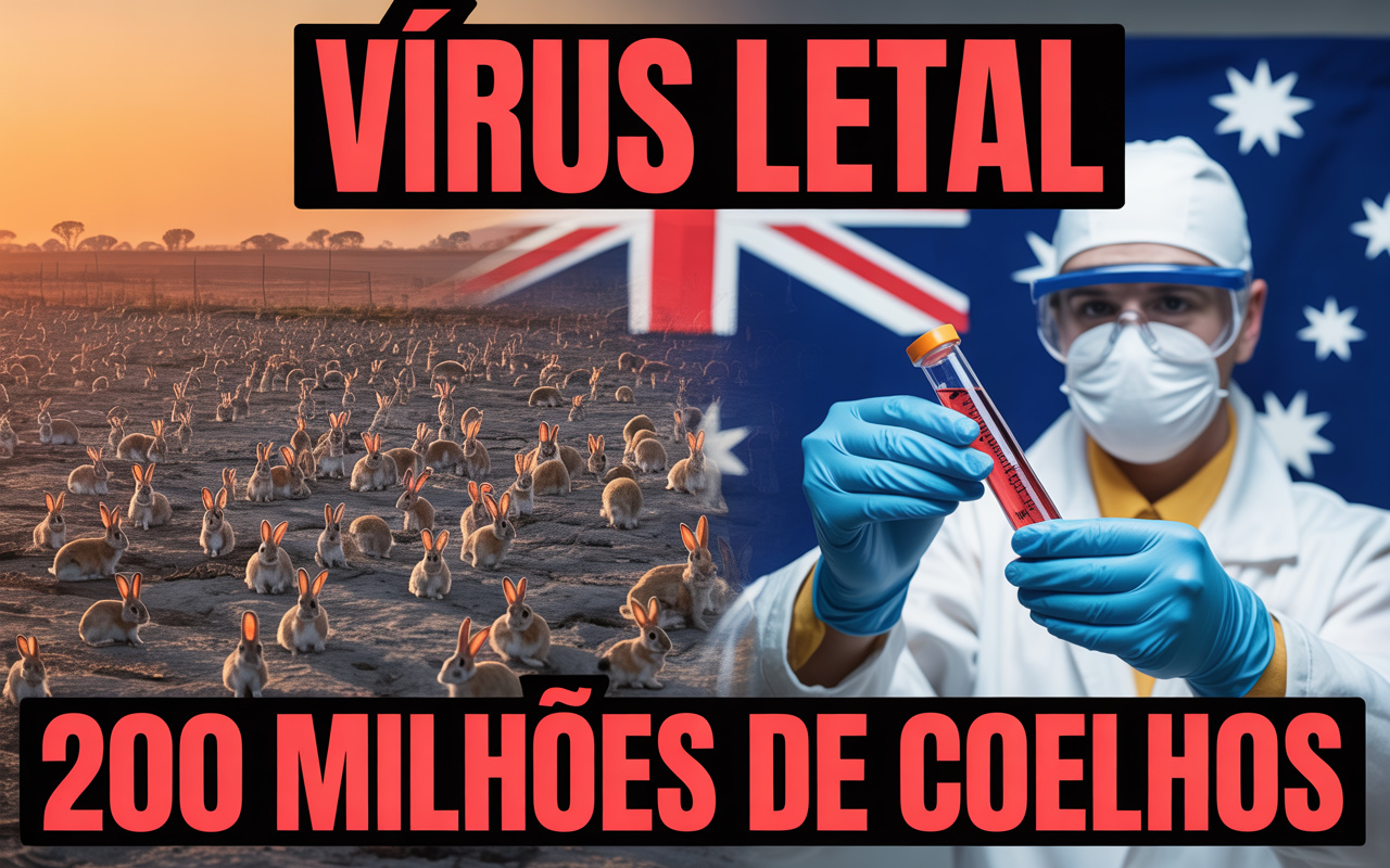 Austrália espalhou deliberadamente um vírus letal da América do Sul para conter mais de 200 milhões de coelhos selvagens, salvar solos agrícolas, frear a desertificação e evitar prejuízos bilionários ao país