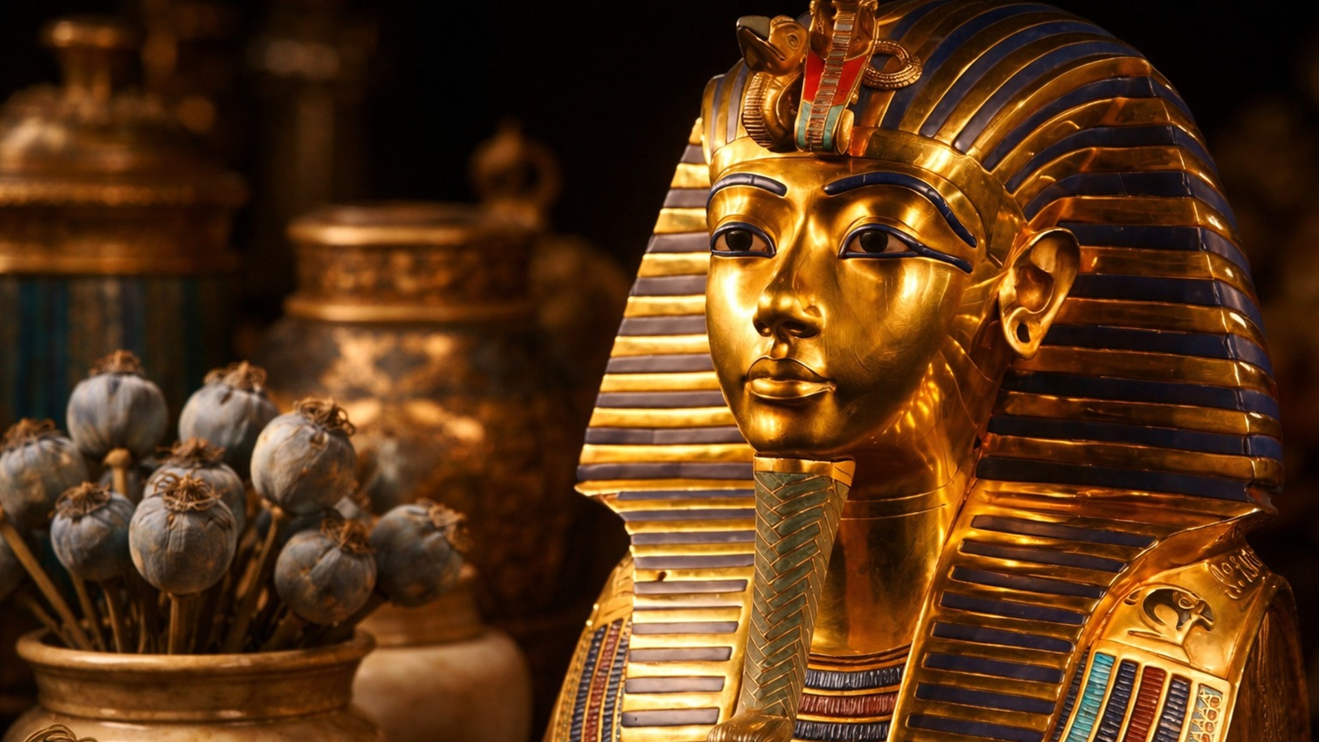 Estudo de Yale identifica resíduos de ópio em vaso egípcio e levanta nova hipótese sobre substâncias guardadas na tumba de Tutancâmon.