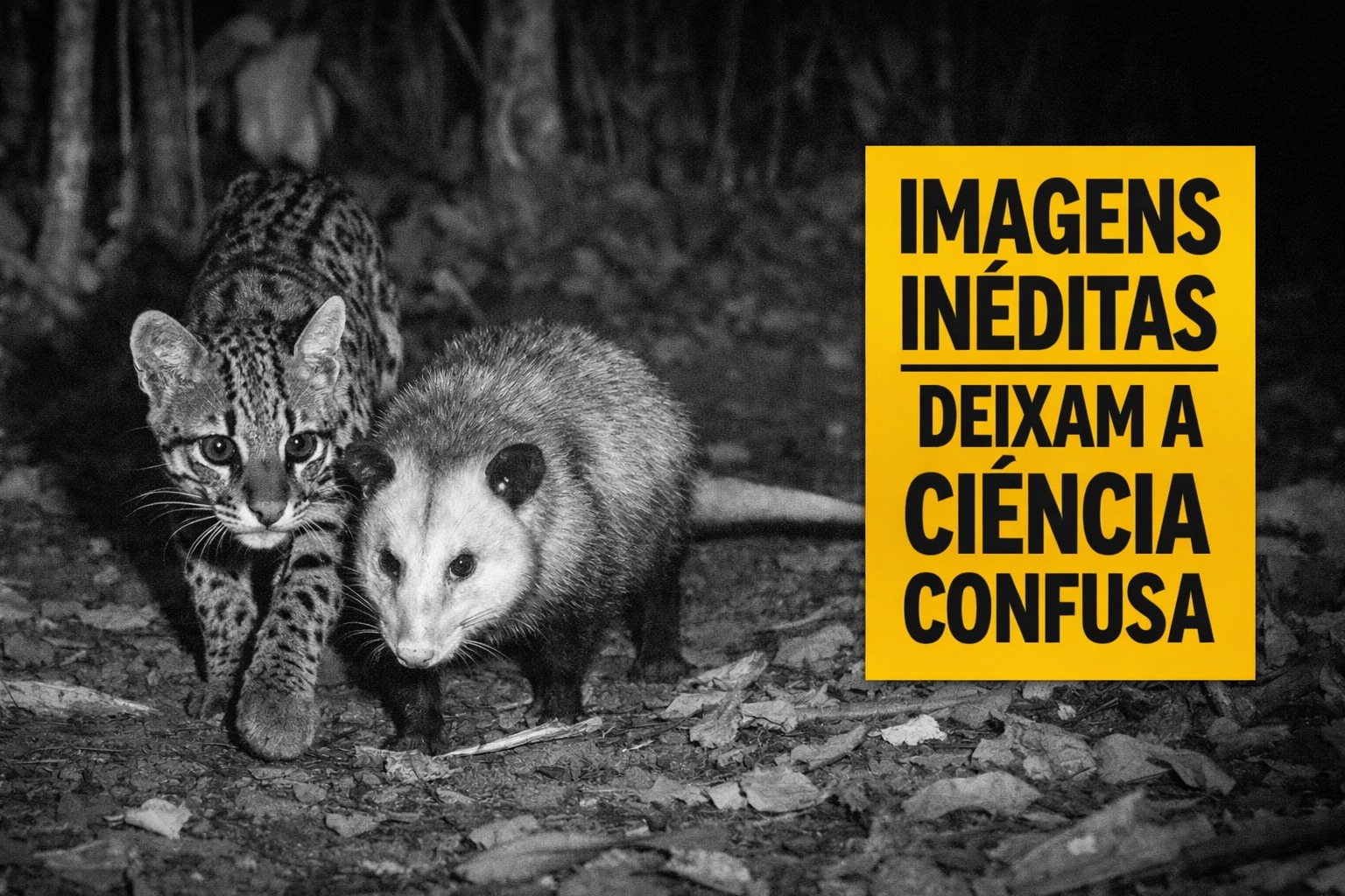 Jaguatiricas, Gambás, Amazônia