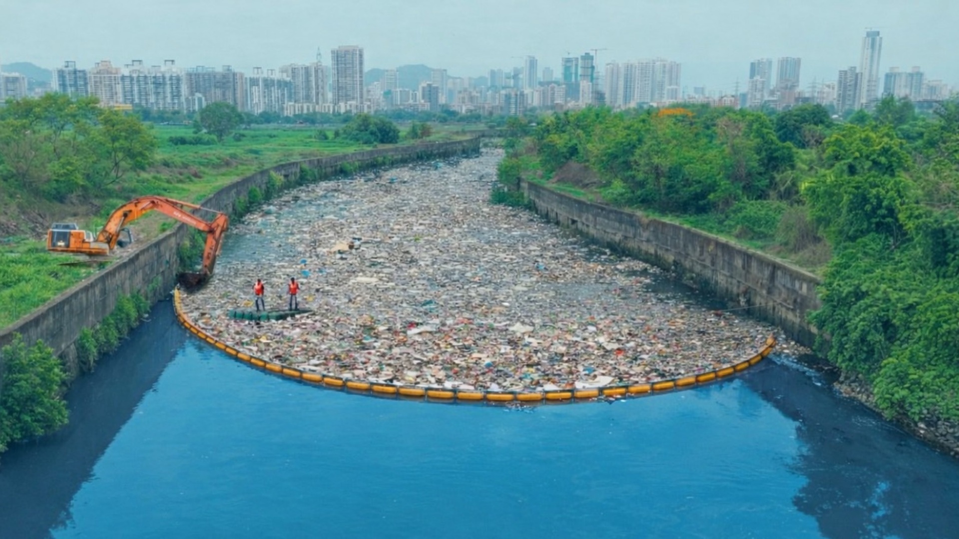 Descoberta propõe conter o plástico ainda nos rios, principal origem da poluição oceânica, com solução simples, escalável e de baixo custo.
