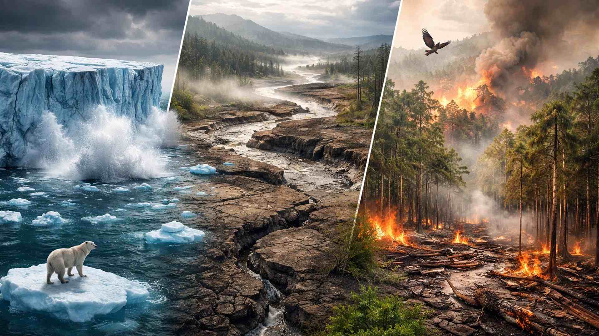 Descubra como o aquecimento global está afetando os sistemas da Terra e levando a mudanças irreversíveis. Conheça os pontos de inflexão.