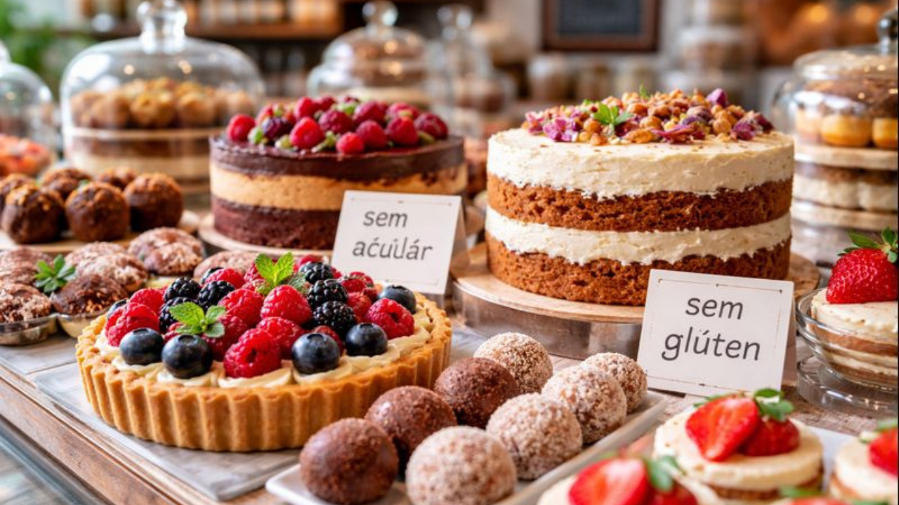 Doces inclusivos fortalecem a confeitaria sem glúten e sem açúcar, abrindo espaço para negócios lucrativos e saudáveis.