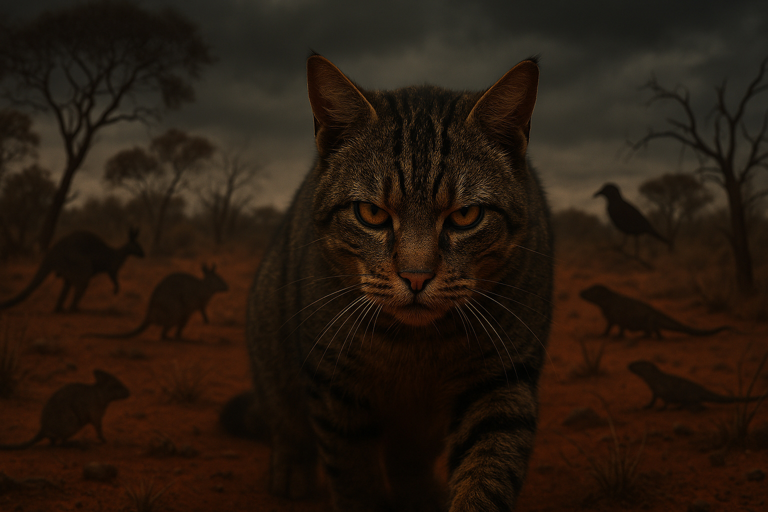 O país que autorizou a eliminação de mais de 1 milhão de gatos selvagens após eles matarem cerca de 2 bilhões de animais nativos por ano e empurrarem sua fauna para o colapso ecológico