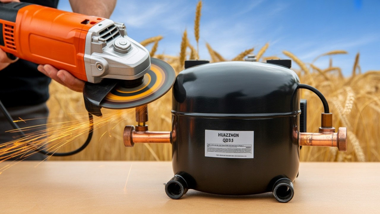 Como compressores de geladeira descartados são reaproveitados em ar comprimido, vácuo e refrigeração, com limites técnicos e impacto ambiental.