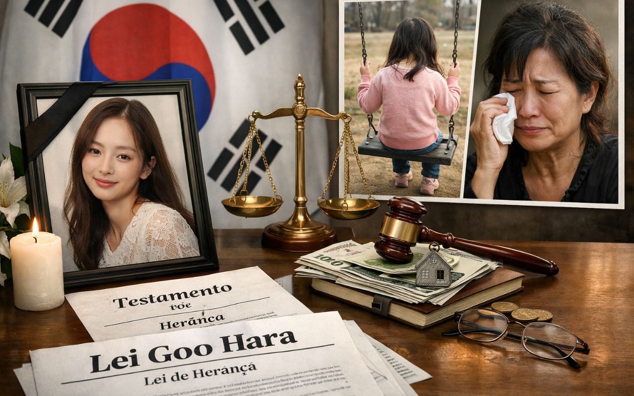 A Lei Goo Hara, que entra em vigor em 2026, muda as regras da herança na Coreia do Sul e ganha destaque após disputa envolvendo a mãe da cantora Goo Hara.