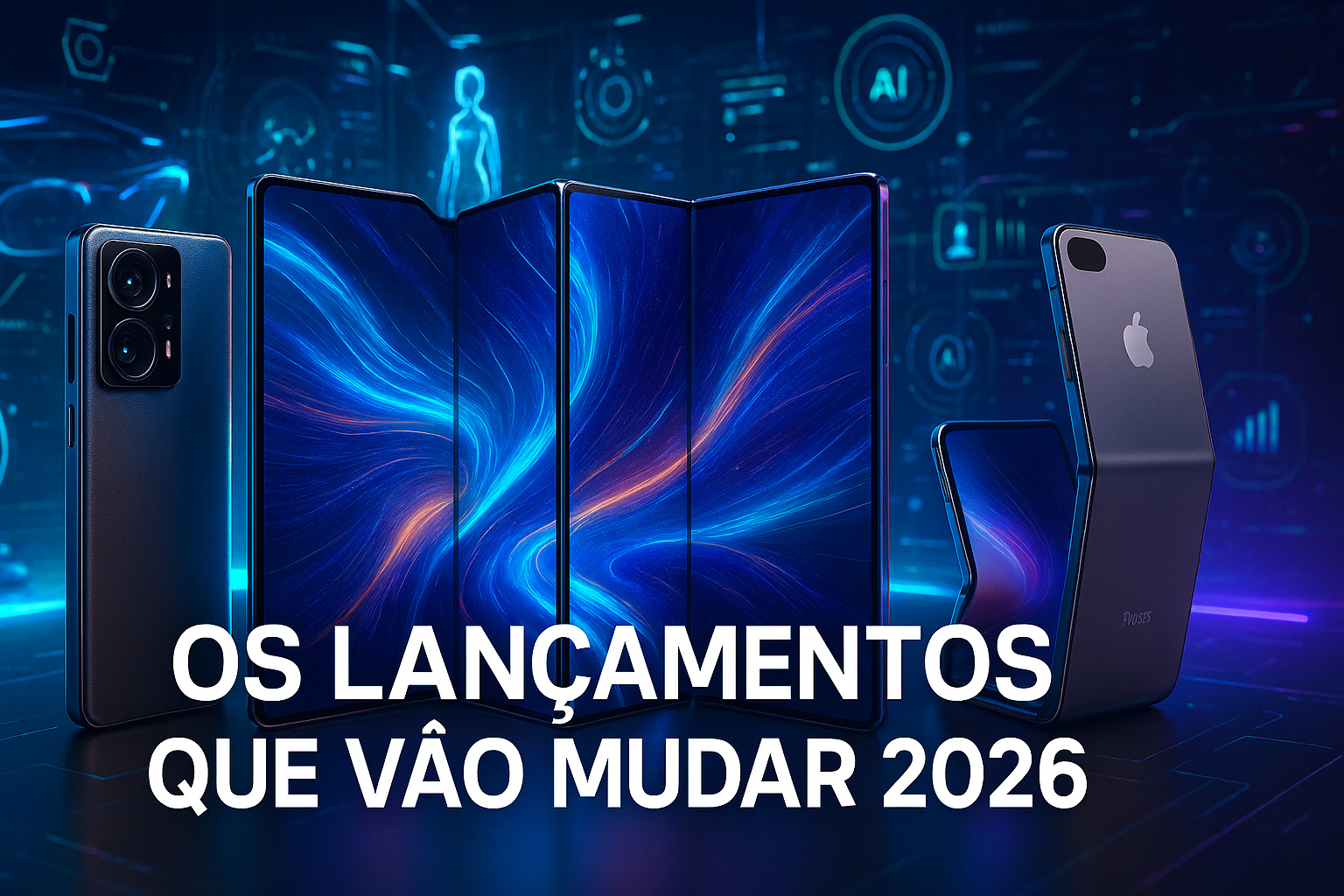Celulares dobráveis em três partes, o Xiaomi mais potente da história, o possível iPhone Fold e gadgets com IA total: veja a lista completa dos lançamentos que prometem transformar 2026