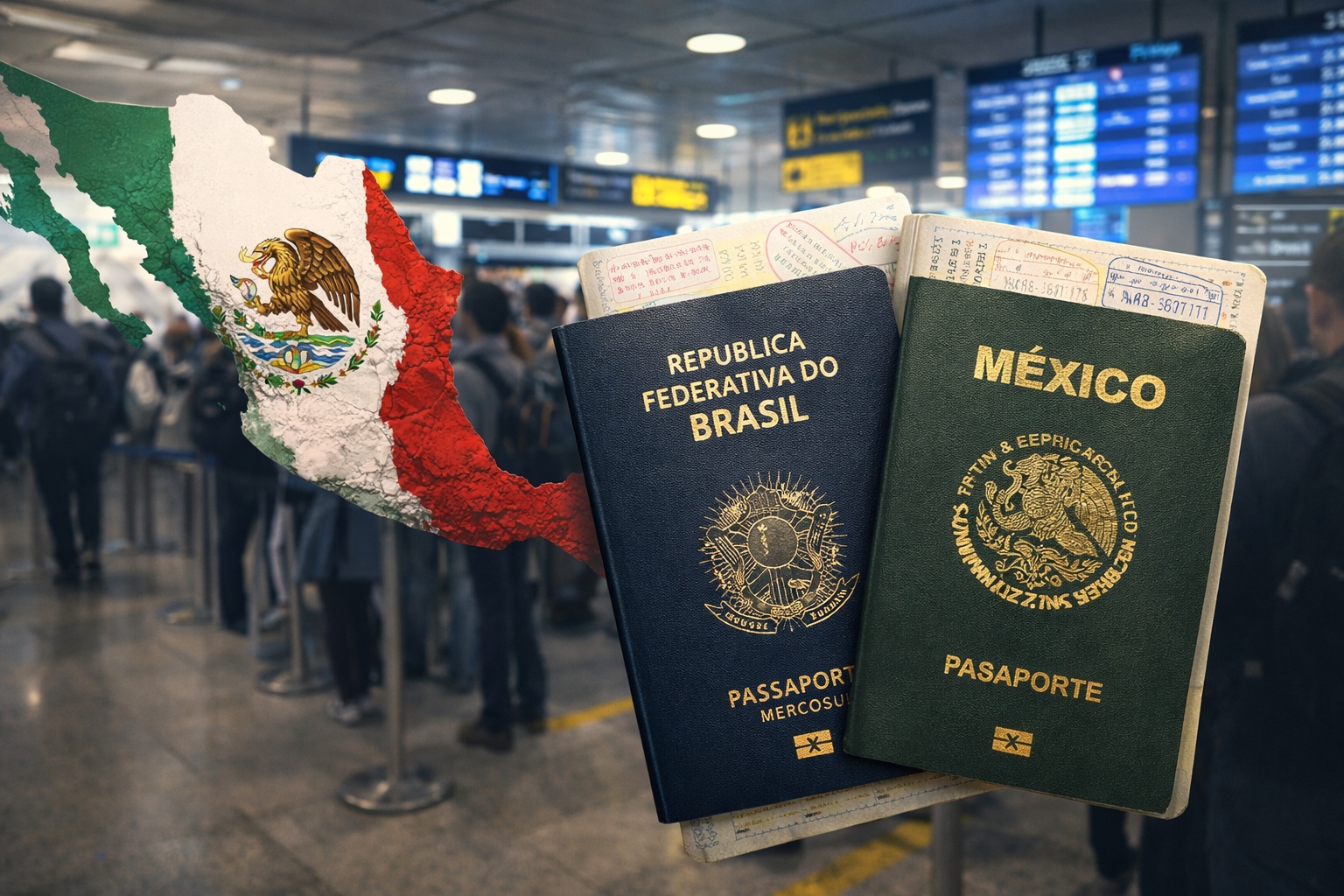 México reativa visto eletrônico para brasileiros a partir de 2026 e muda o fluxo do turismo: mais de 180 mil viajantes por ano terão novas regras de entrada