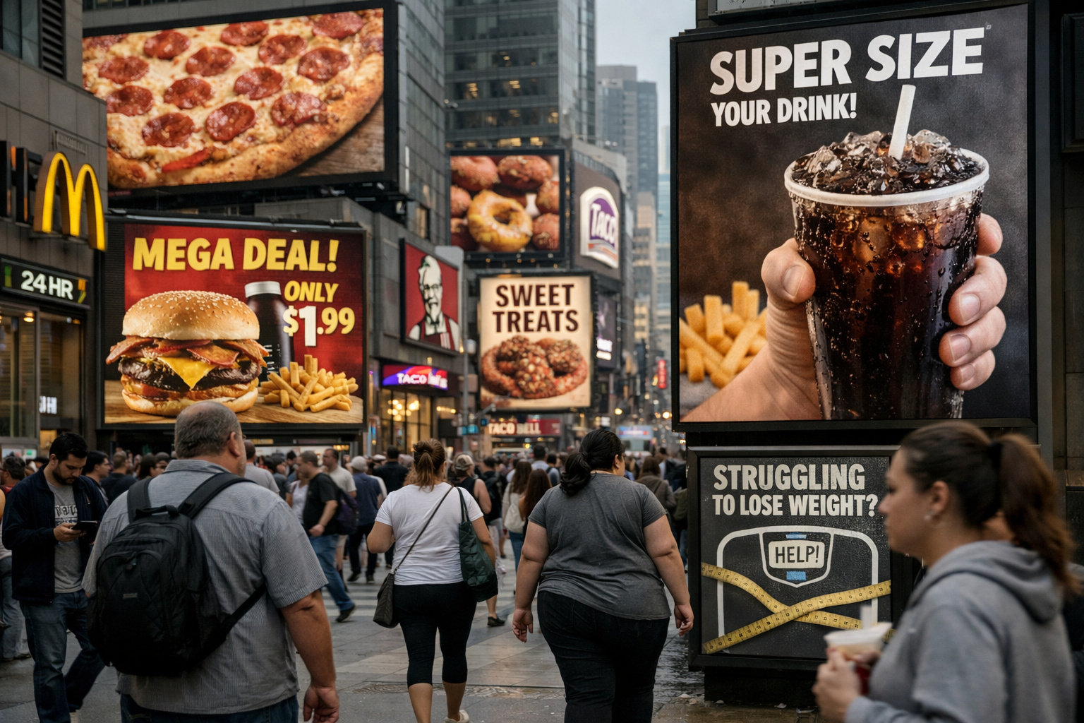 Ilustração sobre genética, hormônios e ambiente na perda de peso