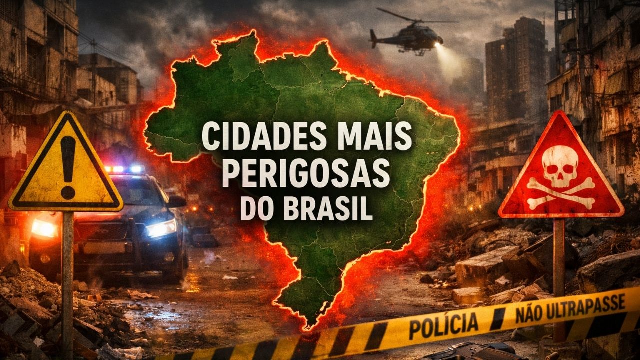 Confira o ranking atualizado das cidades mais perigosas do Brasil, com base nas taxas de mortes violentas intencionais por 100 mil habitantes. Veja quais municípios lideram o ranking de violência.