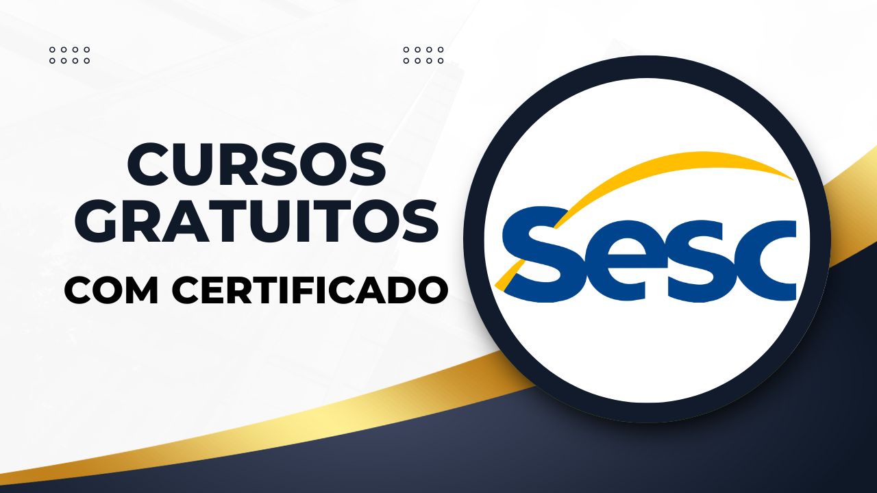 O Sesc abriu inscrições para cursos gratuitos online como Libras, marcenaria, costura, áudio e educação financeira. Veja como participar.