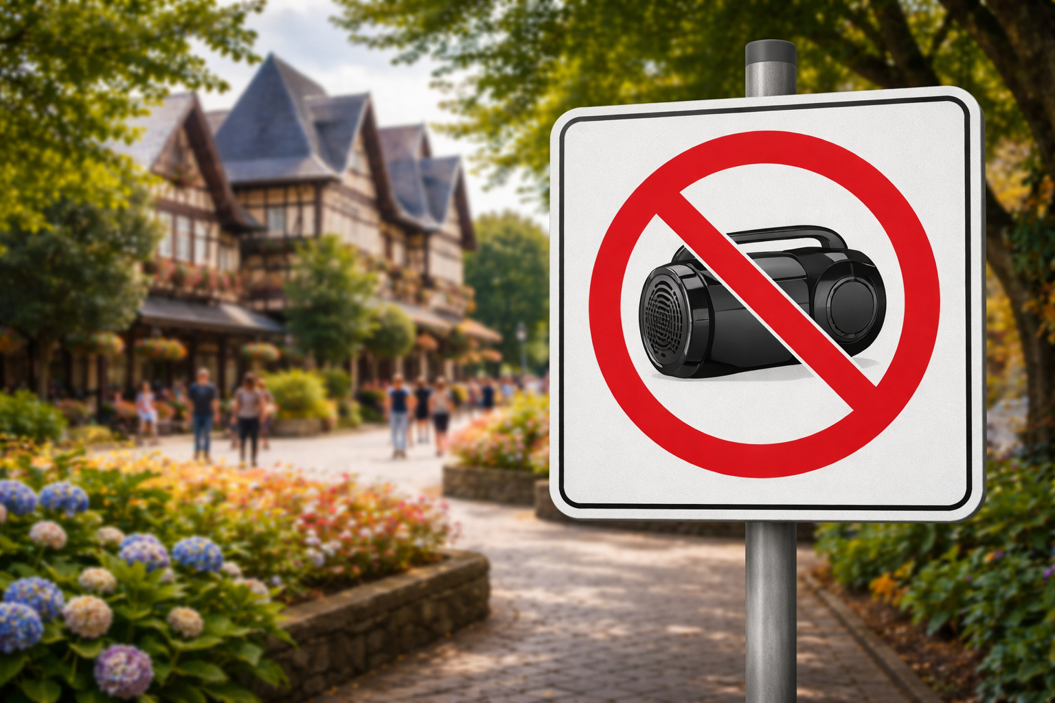 Lei pouco conhecida em Gramado proibiu caixas de som portáteis em parques e áreas turísticas; Código de Posturas autoriza multa e apreensão