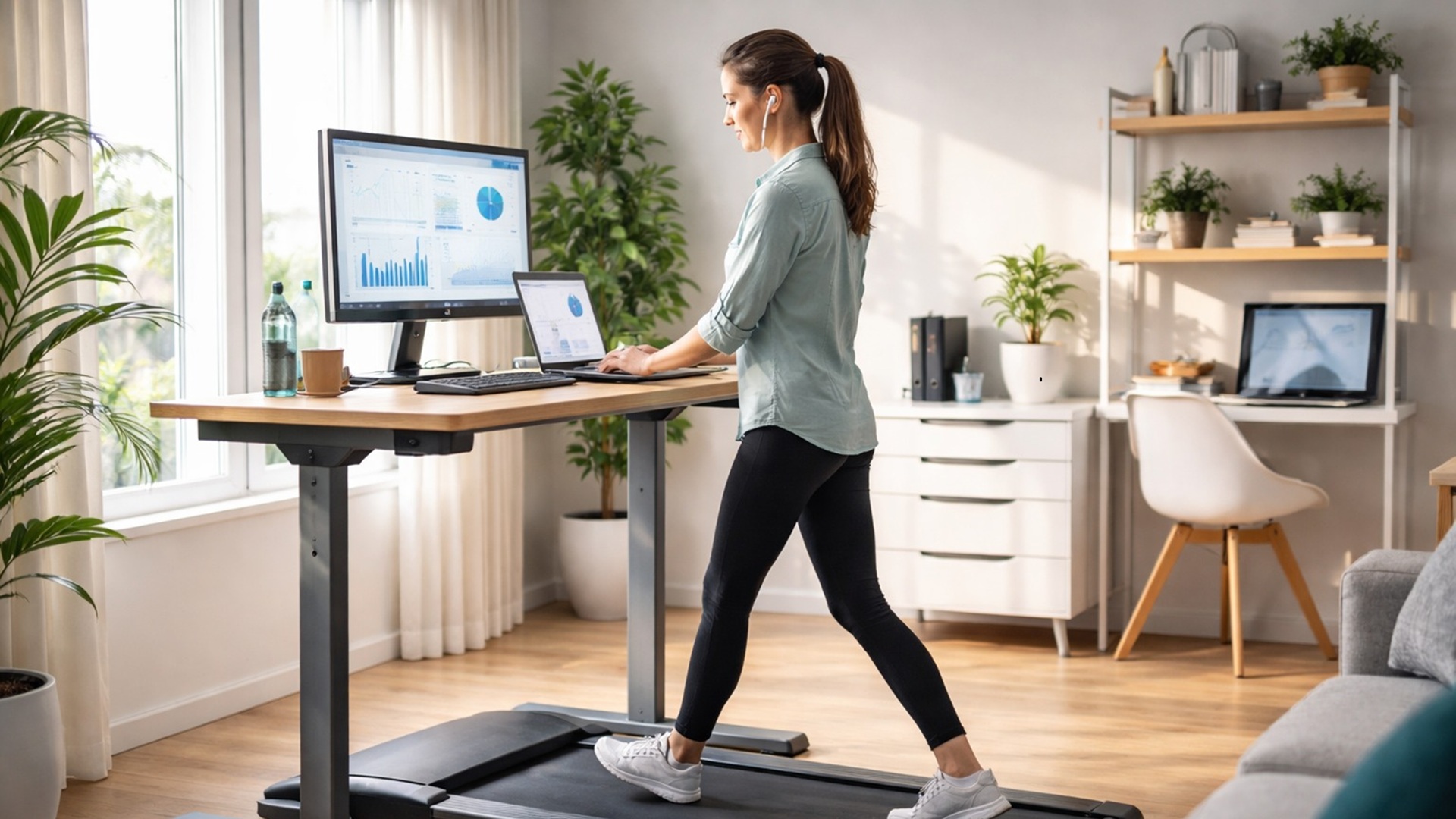 Trabalho remoto cresce e estudos indicam que mesas com esteira podem reduzir sedentarismo e melhorar indicadores de saúde no dia a dia.