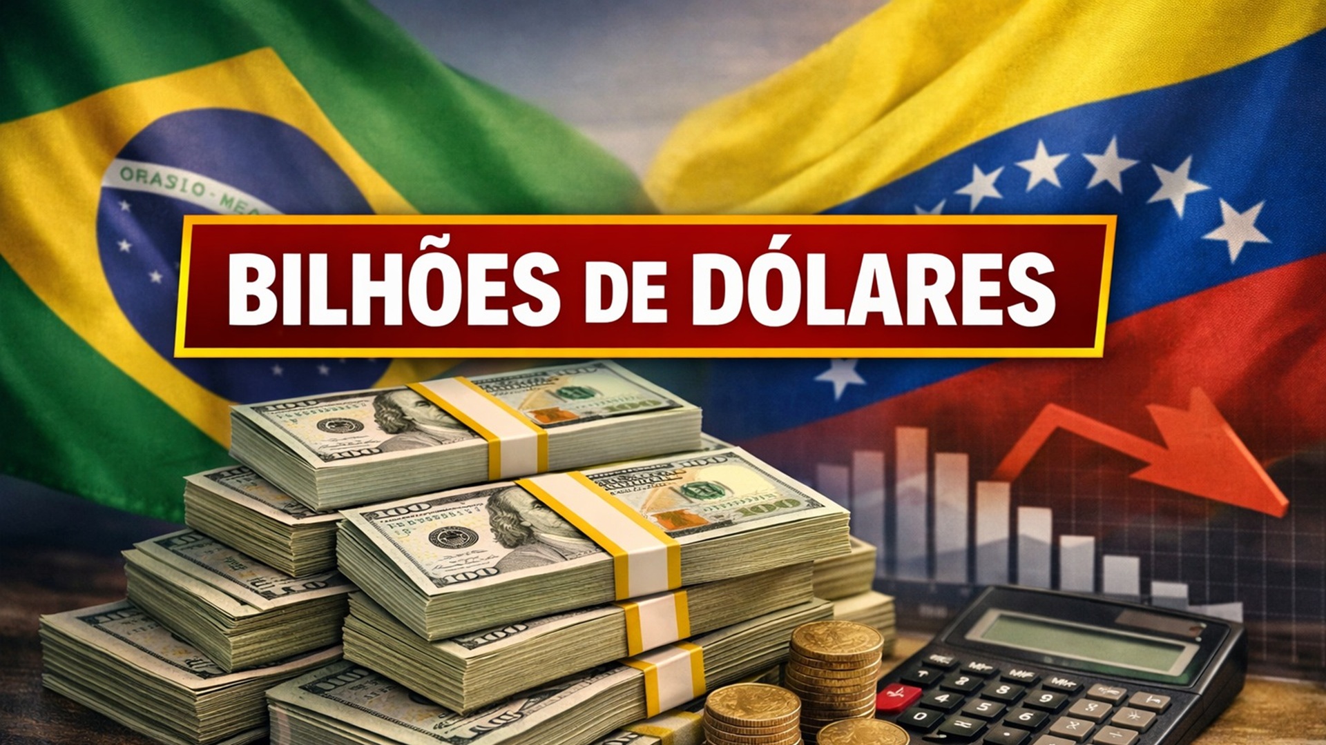 Saiba quanto a Venezuela deve ao Brasil: dívida atinge US$ 1,856 bilhão em 2025 após calote em obras e juros acumulados.