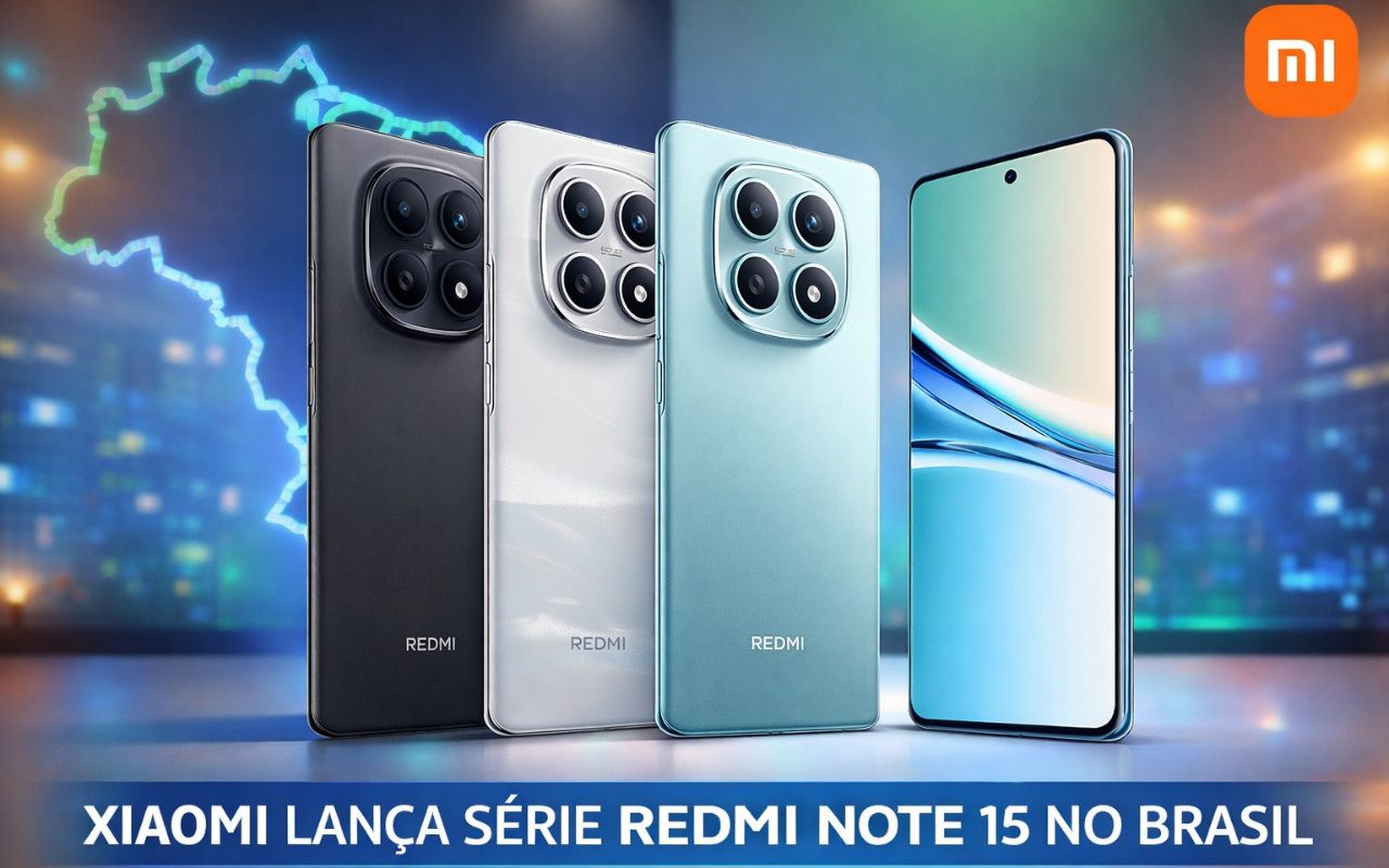 A Xiaomi lançou a linha Redmi Note 15 no Brasil com três modelos, conectividade 5G, câmeras avançadas e até seis anos de atualizações de segurança.