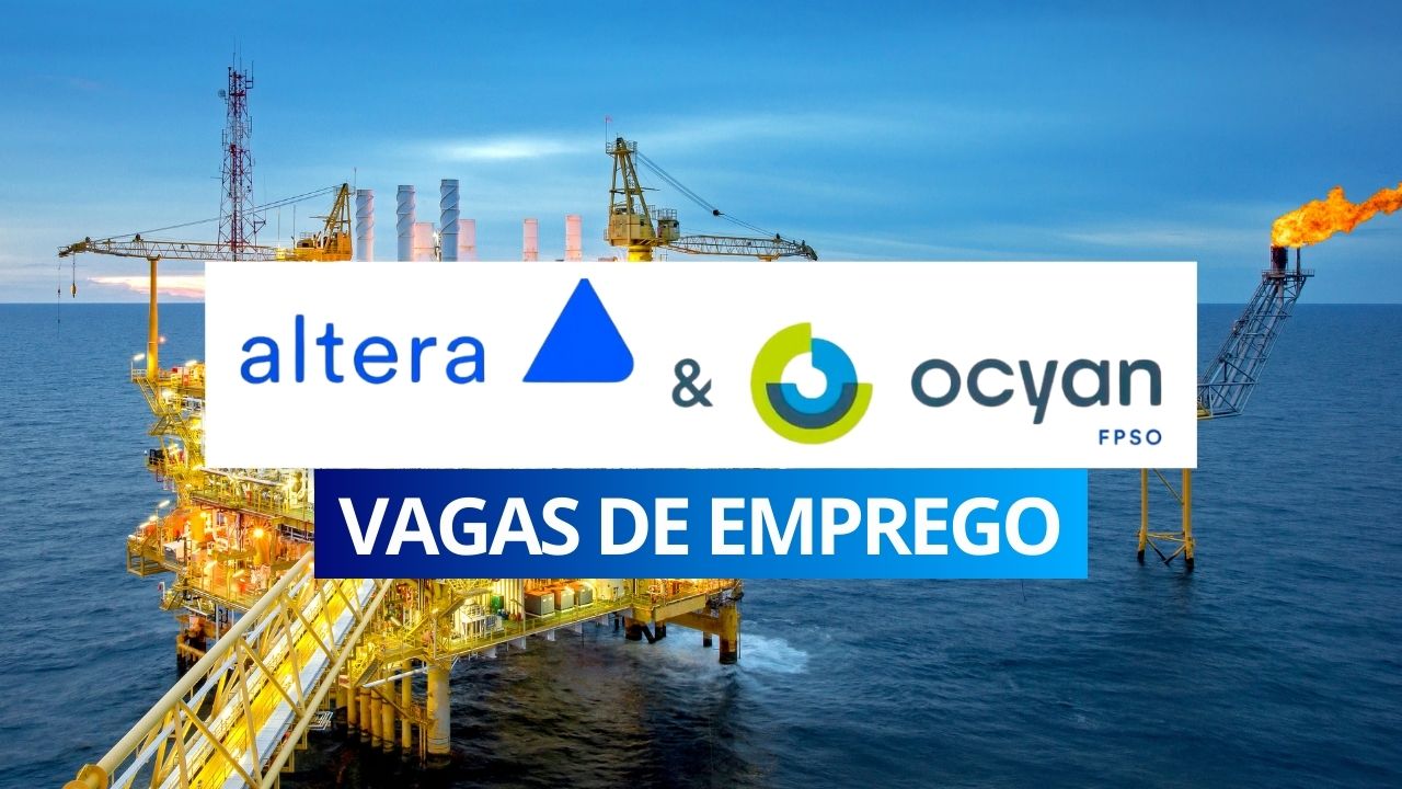 Altera&Ocyan abre vagas de emprego offshore em Macaé para cinco cargos técnicos, com inscrições abertas até março de 2026.