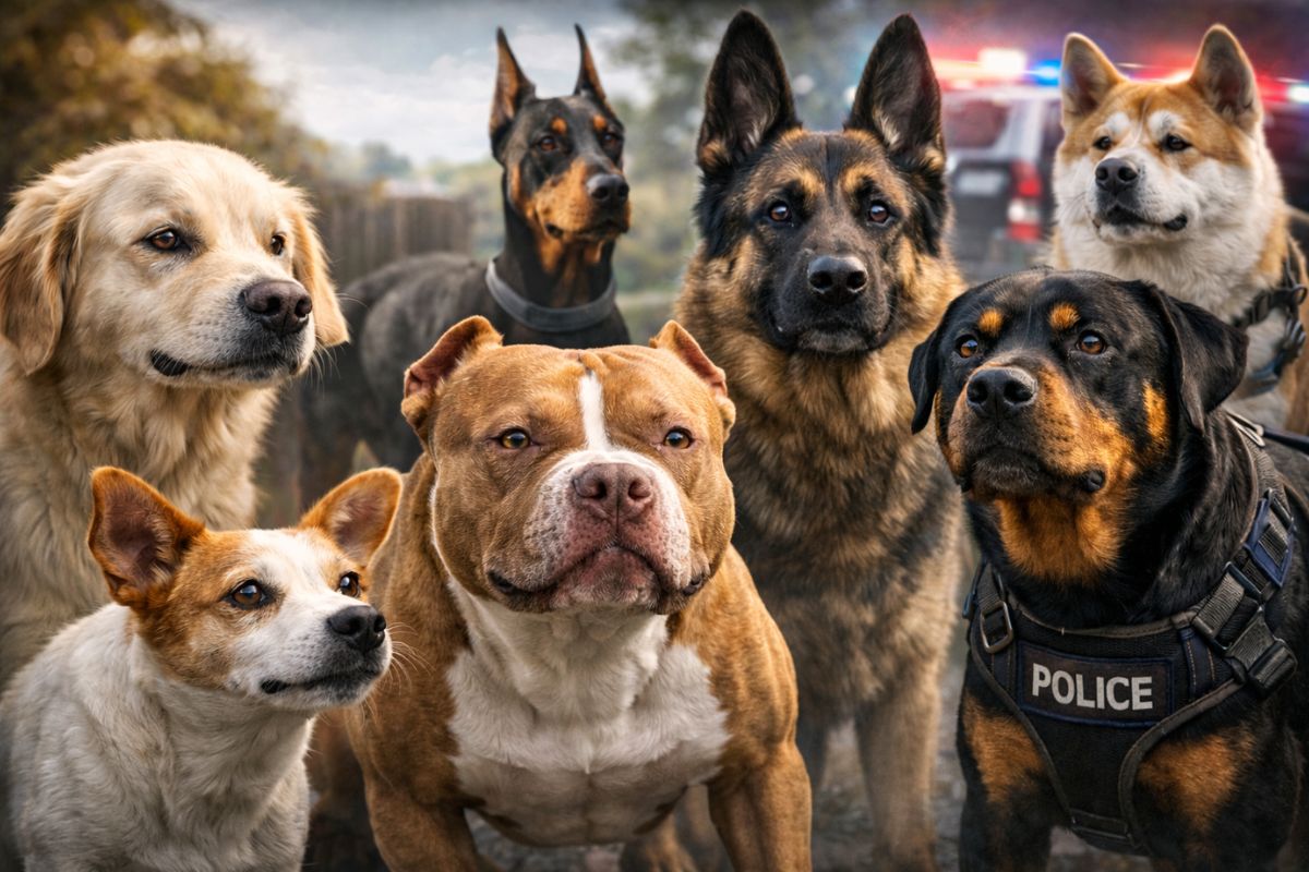 As raças de cachorro que mais surpreendem vídeo aponta uma “traiçoeira”, outra que ninguém imagina como agressiva e uma que lidera casos fatais, além das mais protetoras