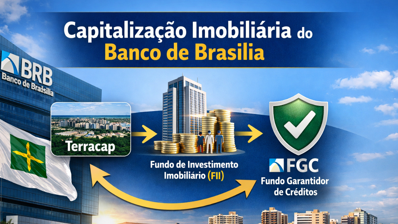Banco de Brasília aposta em Capitalização imobiliária com imóveis da Terracap e apoio do Fundo Garantidor de Créditos.
